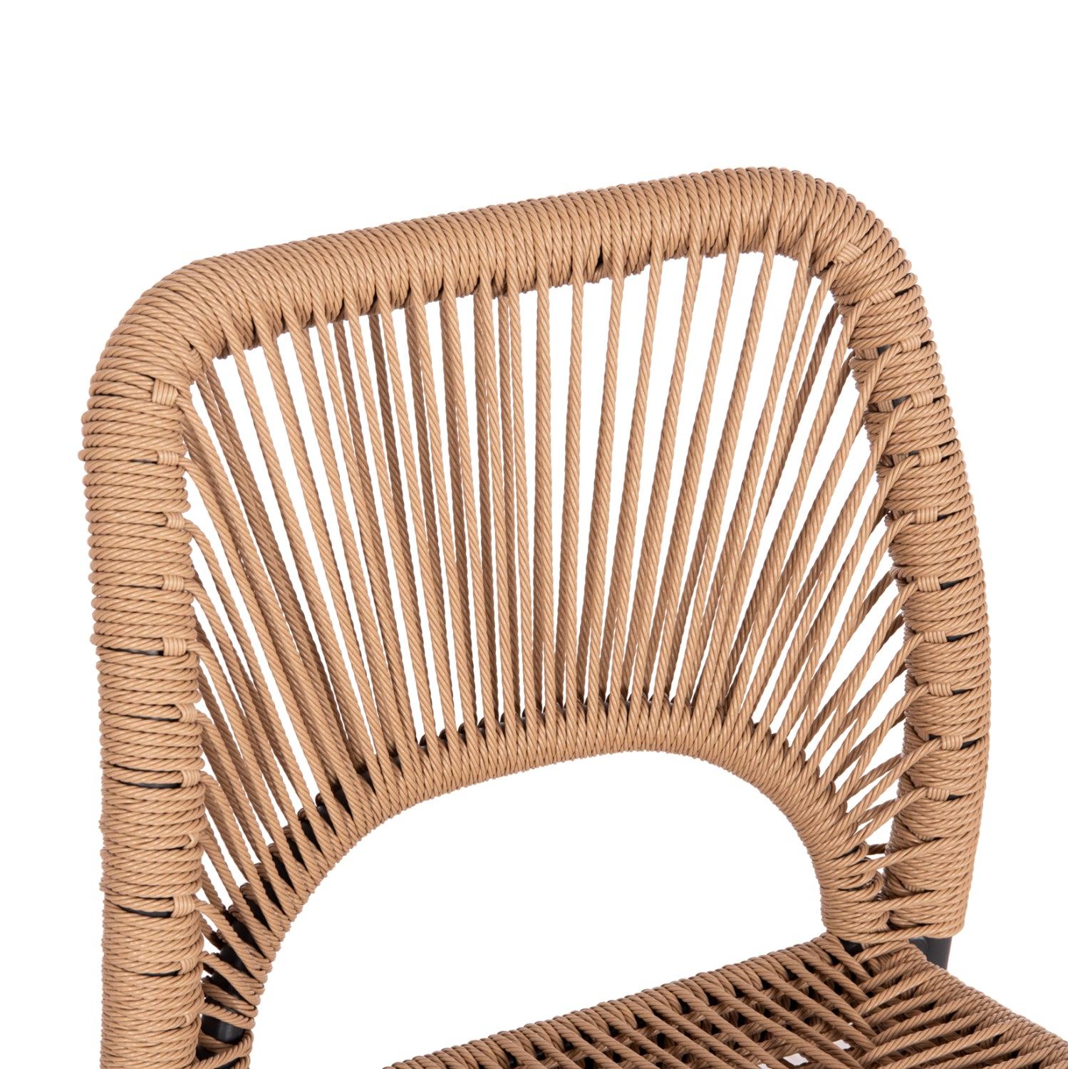 Бар стол NOJO средна височина цвят тъмно сив-натурал 40x55.5x99