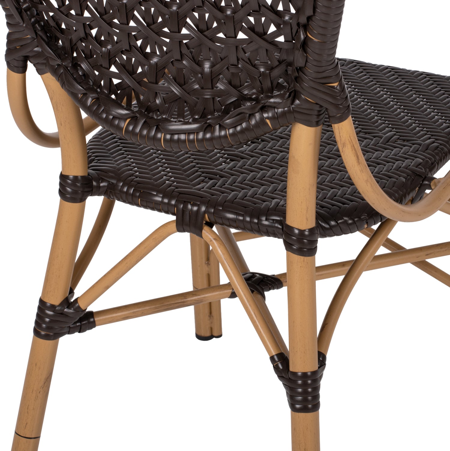 Стол Бамбо кафяв цвят 47x58x95