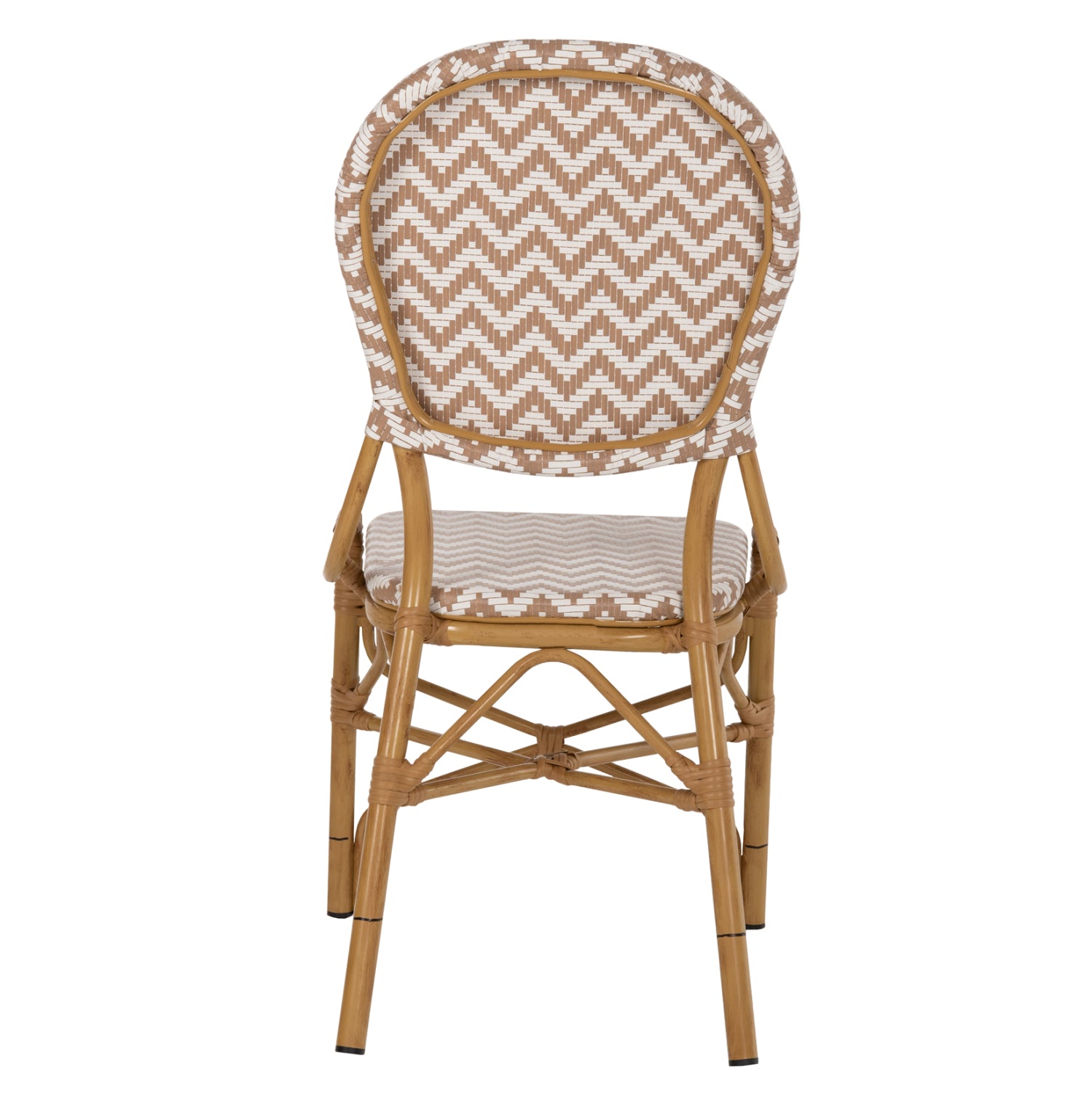 Стол BAMBOO цвят бял-натурал 46x56x95