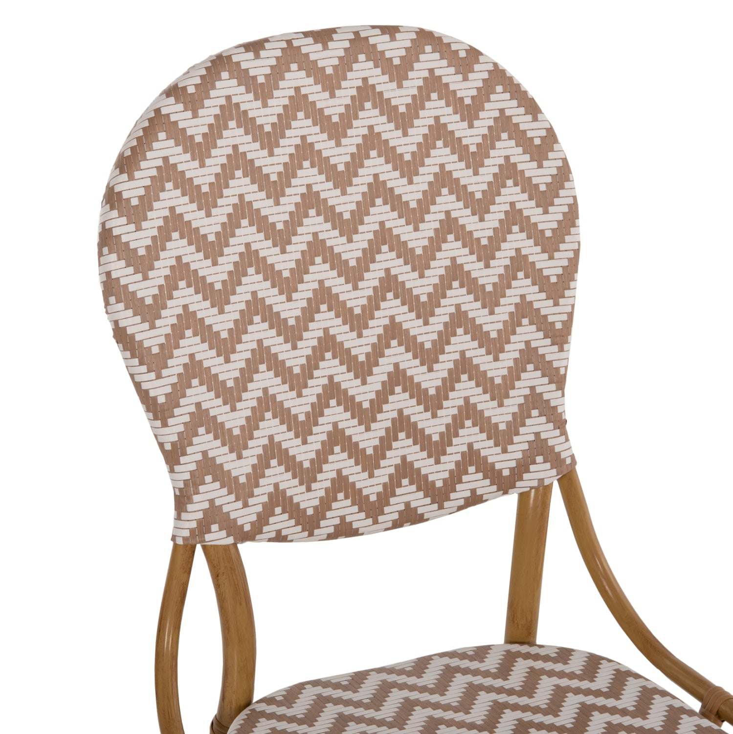 Стол BAMBOO цвят бял-натурал 46x56x95