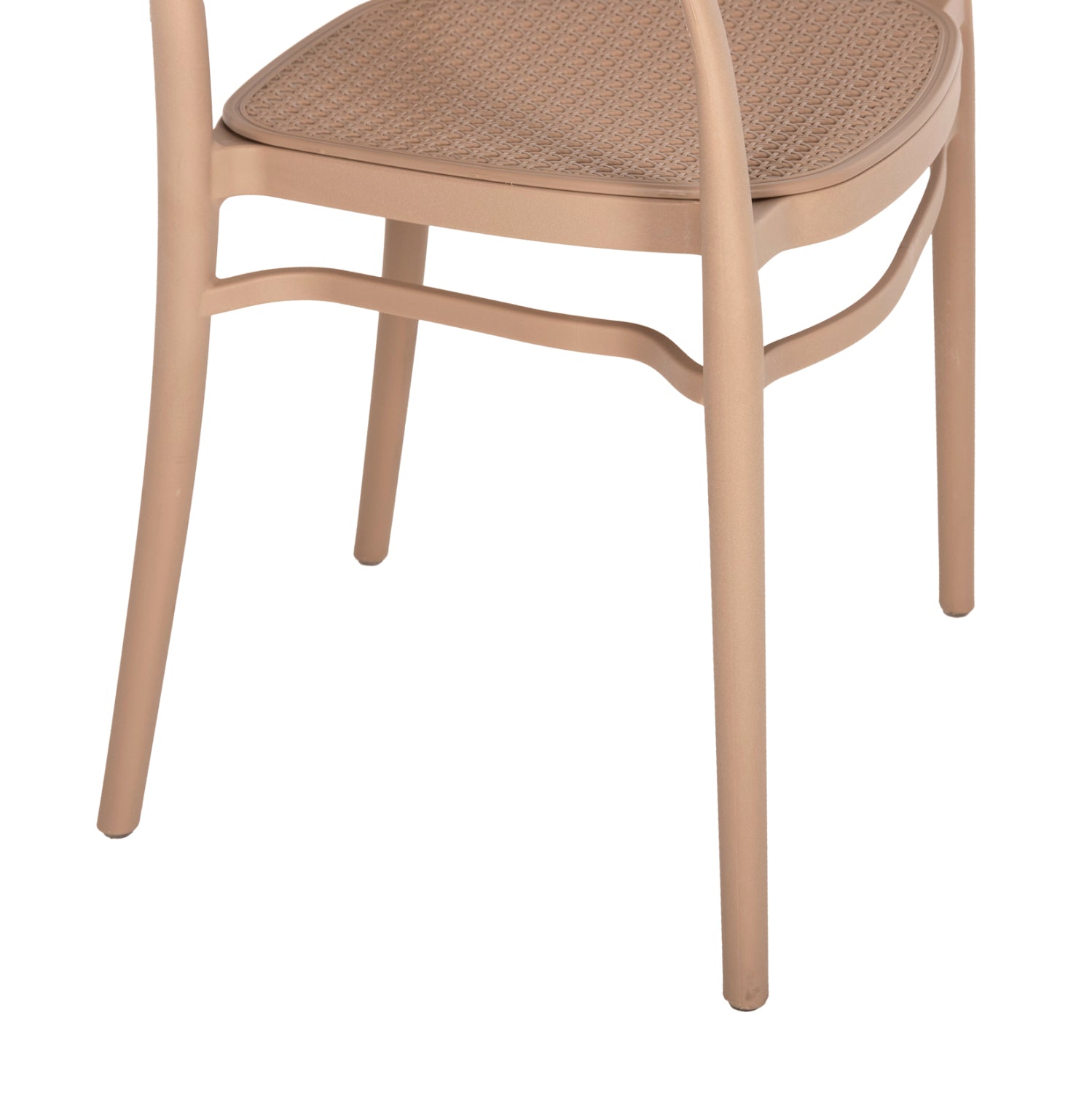 Стол Флоу бежов цвят 56x52.5x85.5