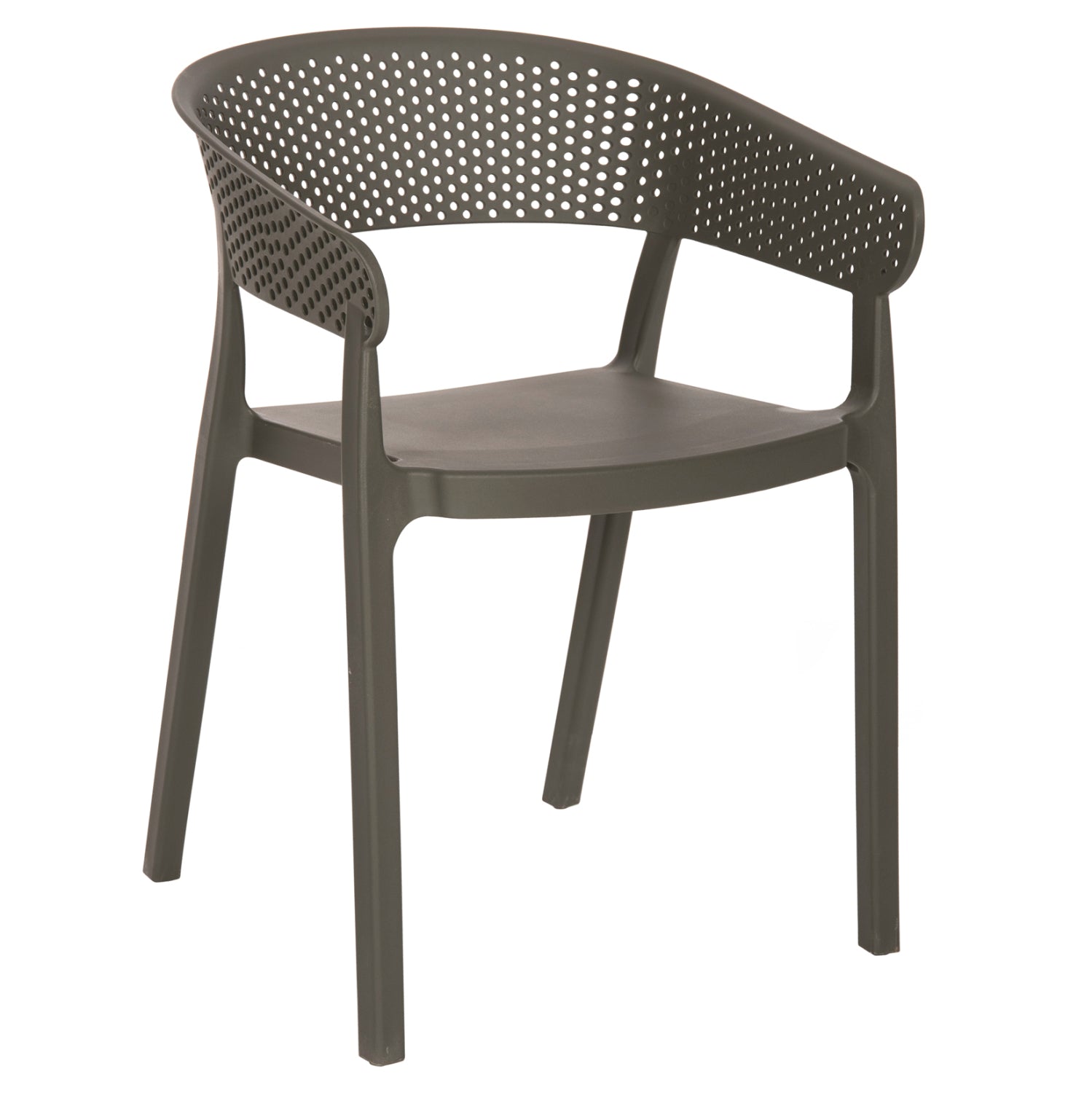 Стол PERFOE тъмно маслено зелен цвят 53,5x50,5x73