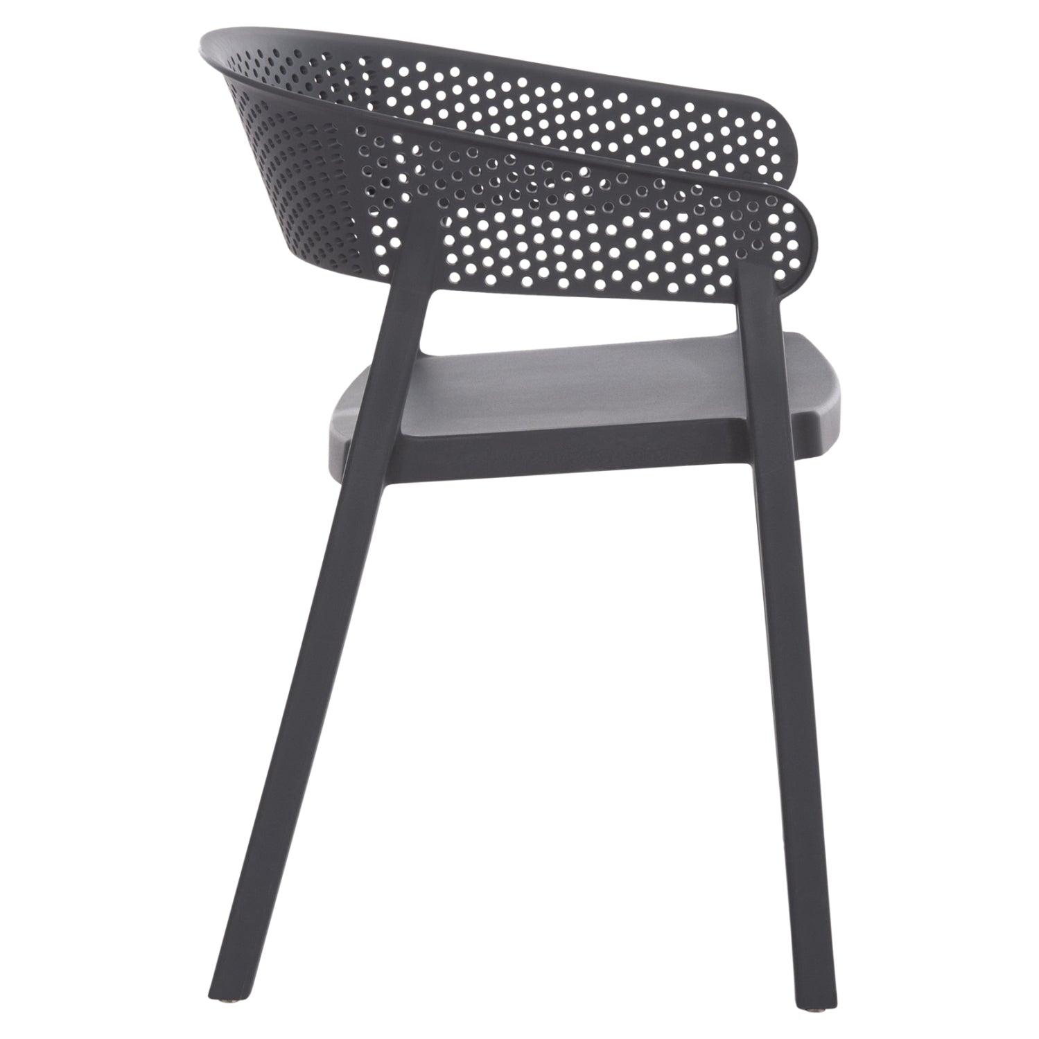 Стол PERFOE сив цвят 53,5x50,5x73