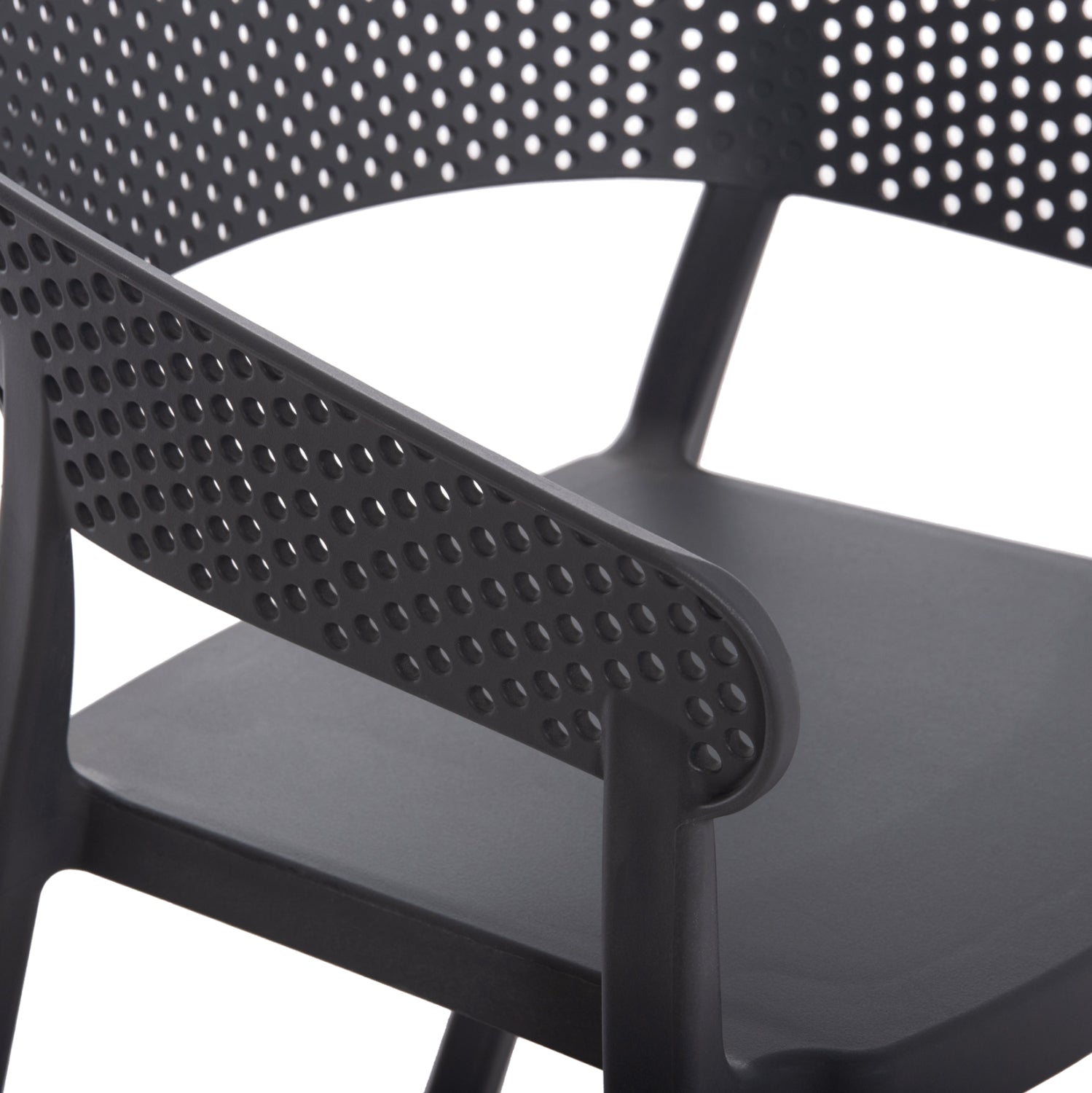 Стол PERFOE сив цвят 53,5x50,5x73