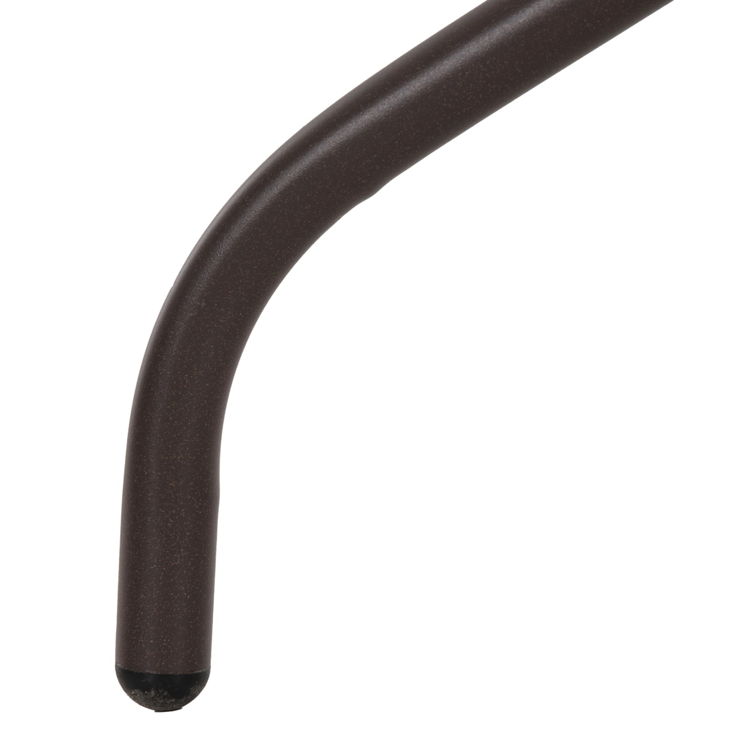 Градинска маса Figo, метал, кафяво-стъклена повърхност, 80x80x71см