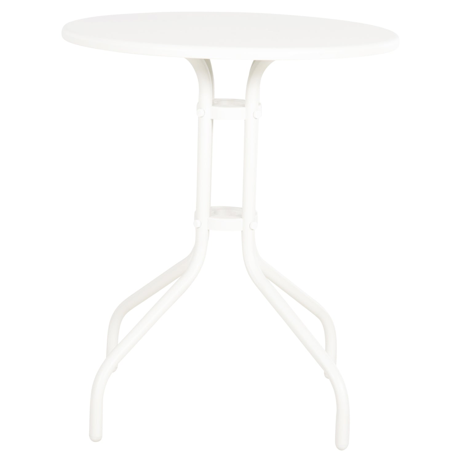 Маса Лино ф60 метална -бял цвят