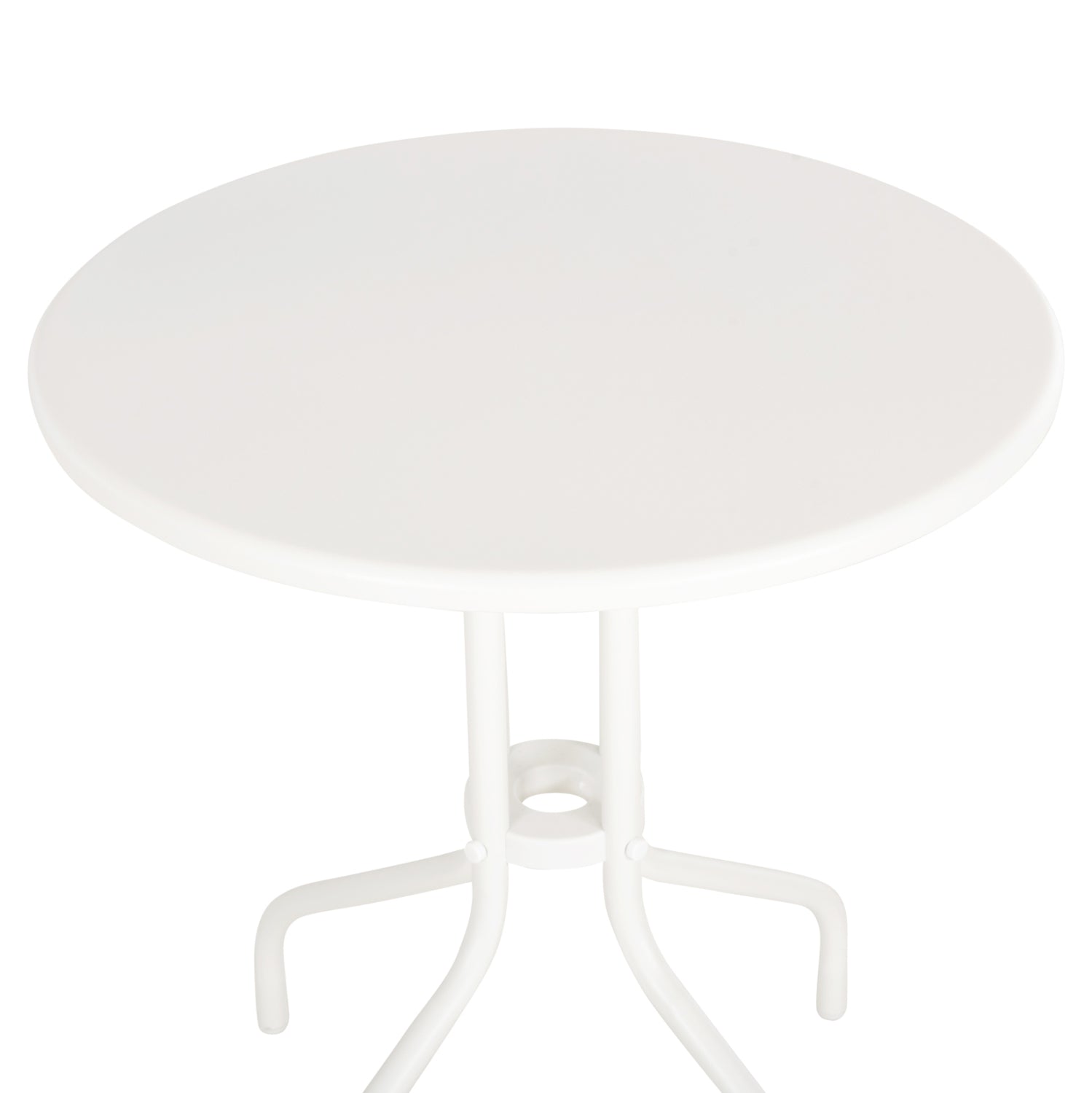 Маса Лино ф60 метална -бял цвят