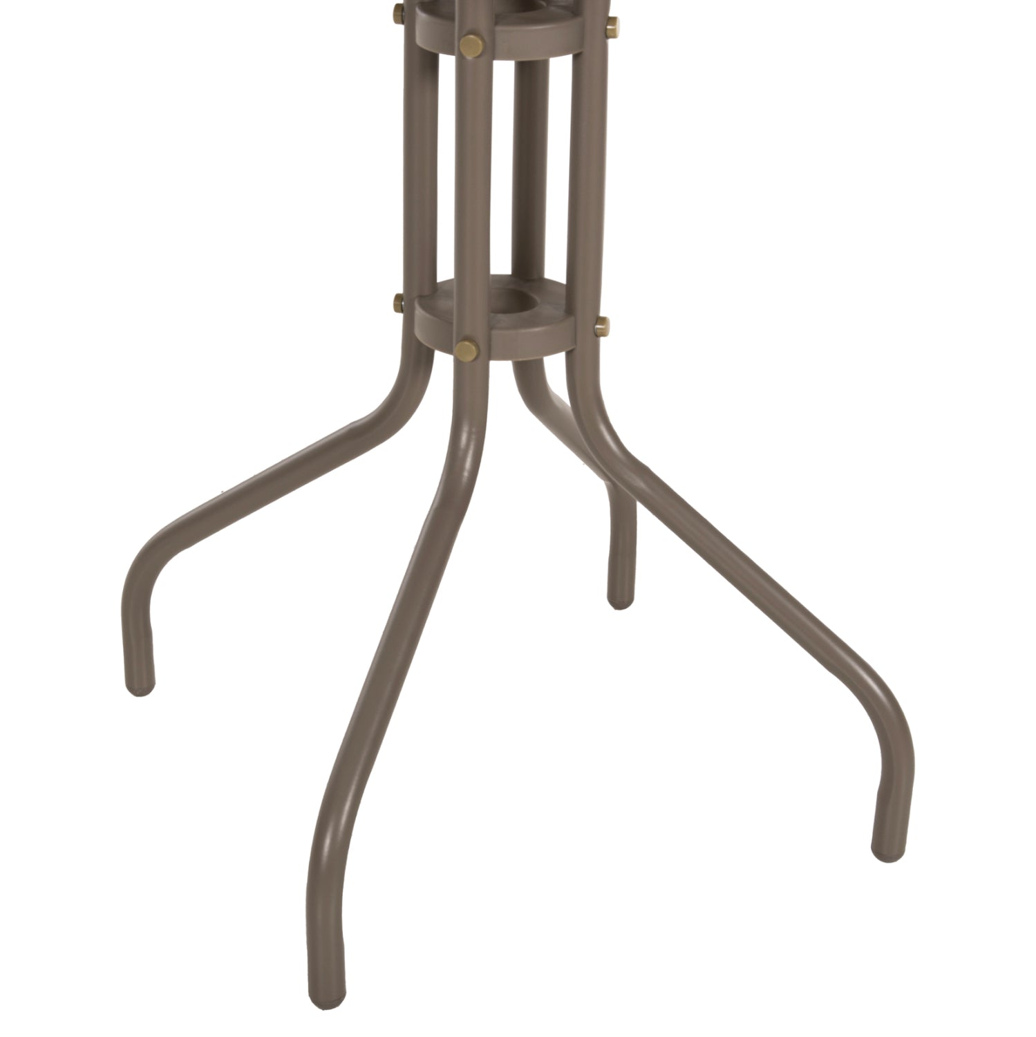 Маса Лино ф60 метална -цвят шампанско