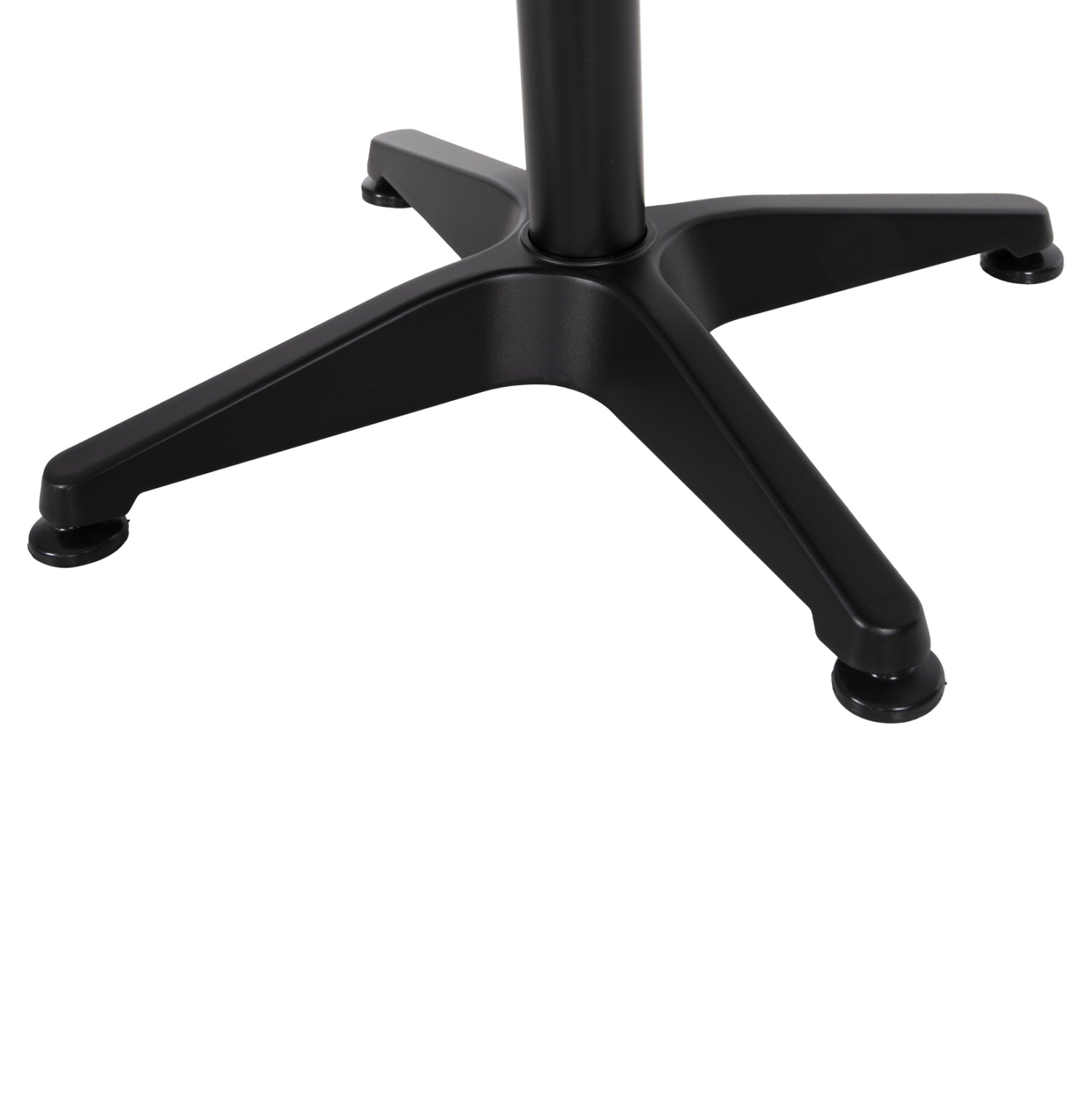 Маса Джос алуминиева черен цвят ф60см/70см