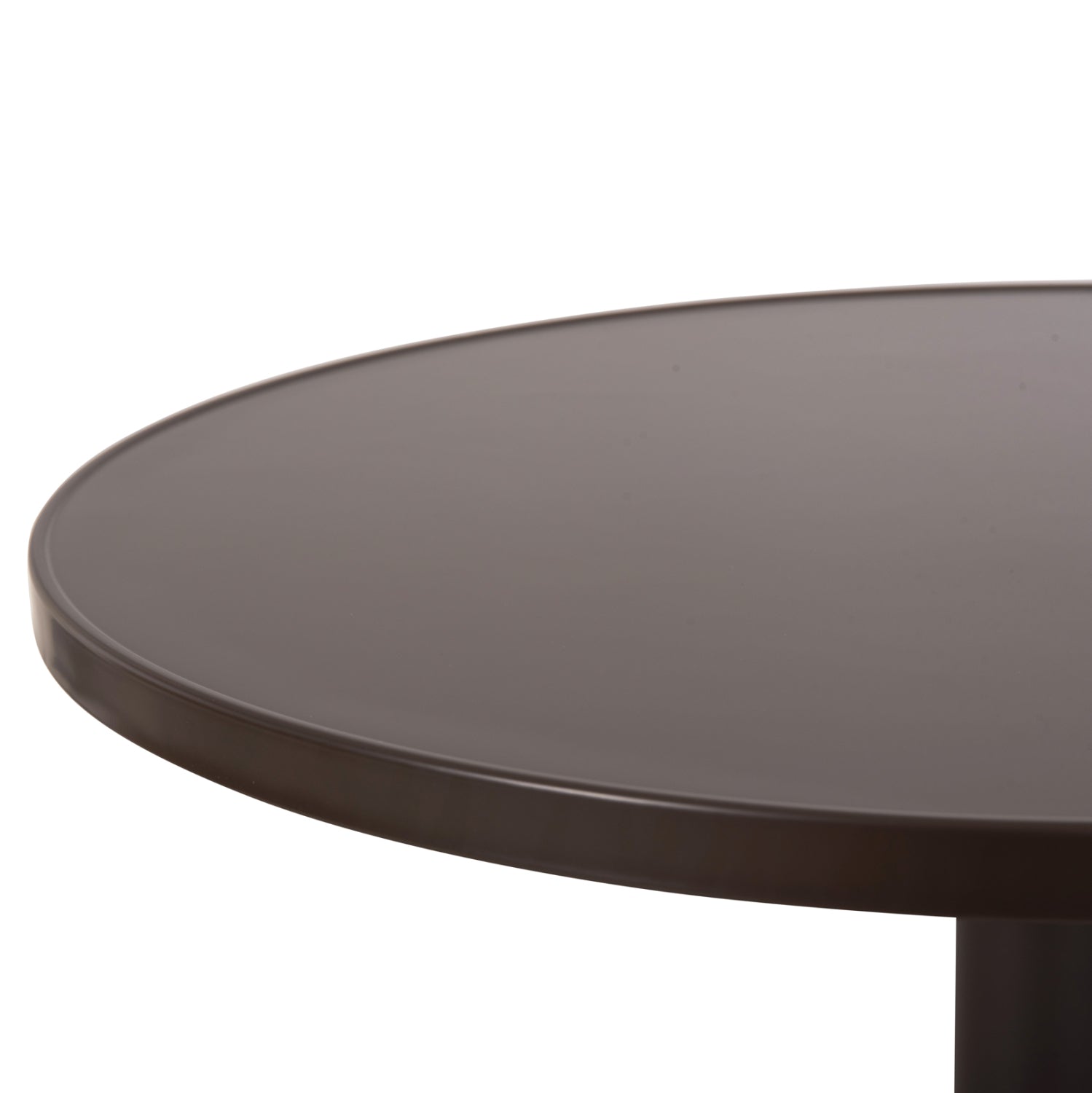 Маса Джос ф 60см кафяв цвят алуминиева