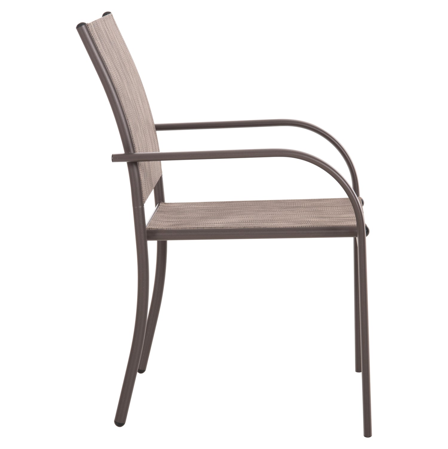 Фотьойл Redan кафяв метал-кафяв текстилен 56x60x88см