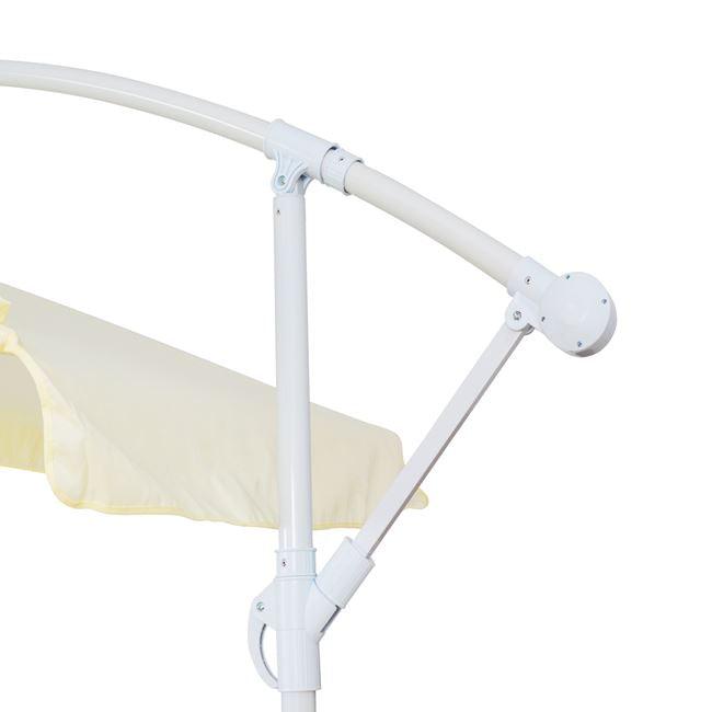 Висящ чадър цвят екрю Φ300x237cm.