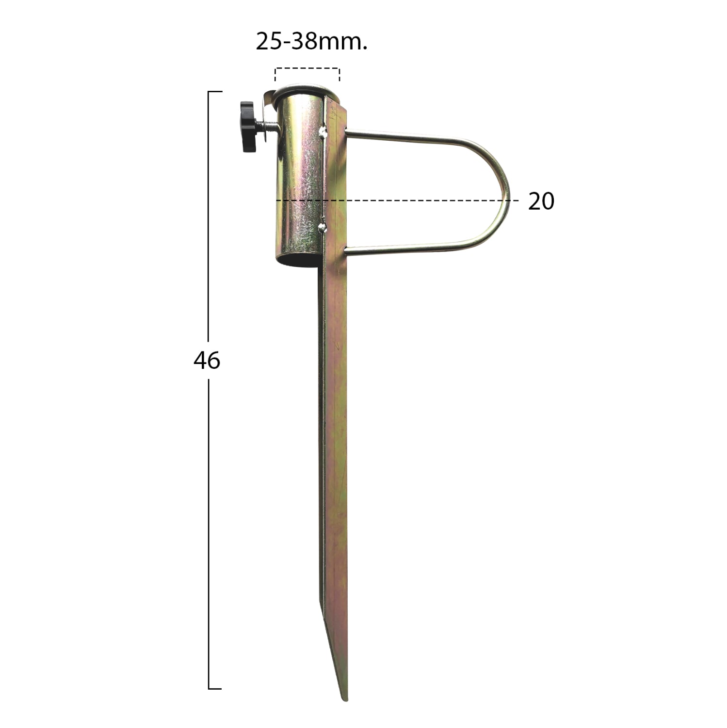 Стойка за чадър за пясък и почва