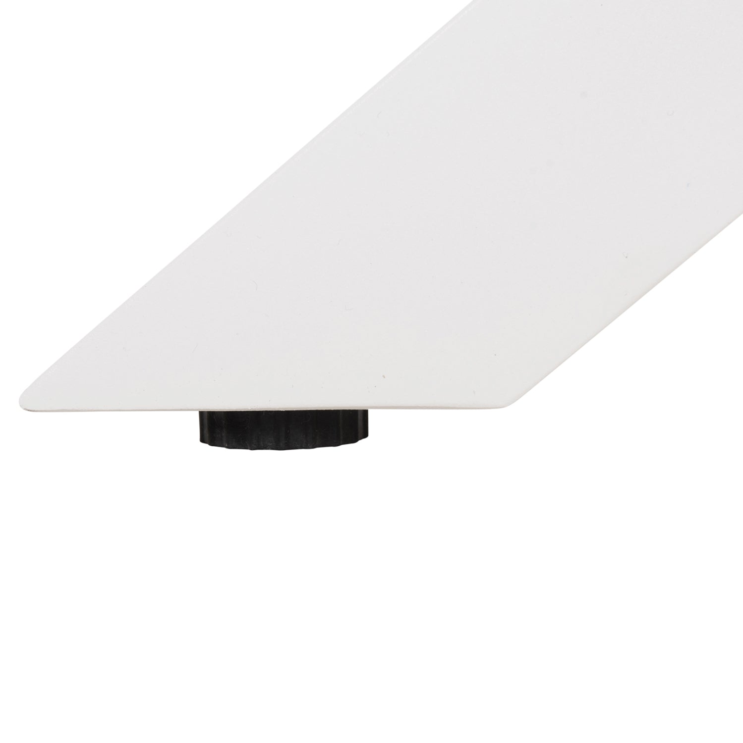 Кръгла външна маса Мoril бял алуминий-естествено полидърво φ120см.