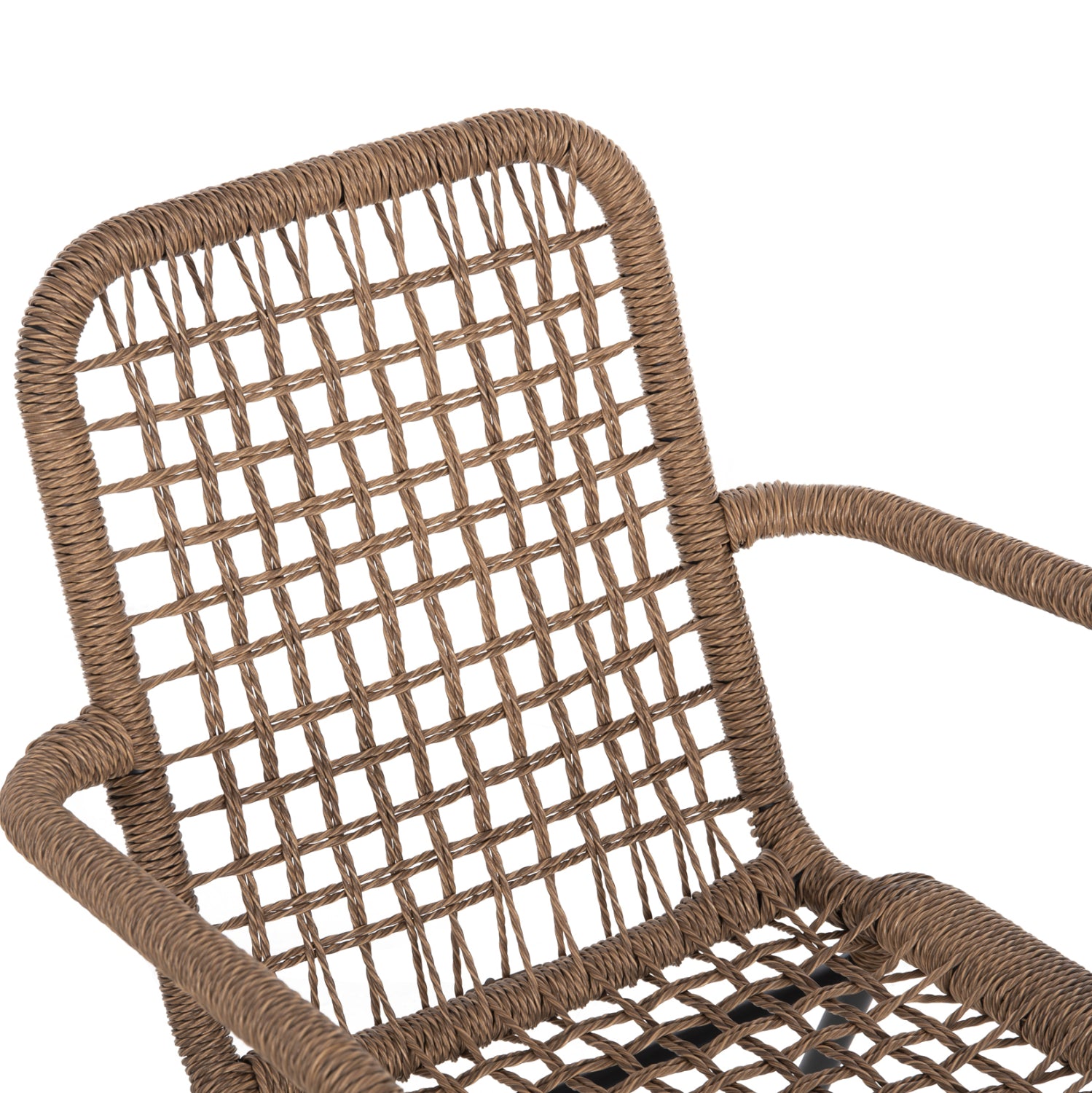 Кресло SPANO цвят антрацит-бежов 55,5x58x81