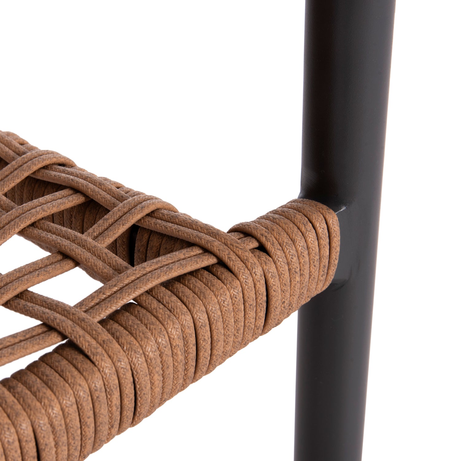 Фотьойл KERLY Алуминий Тъмносив--Бежов Синтетичен ратан 54x58.5x76см