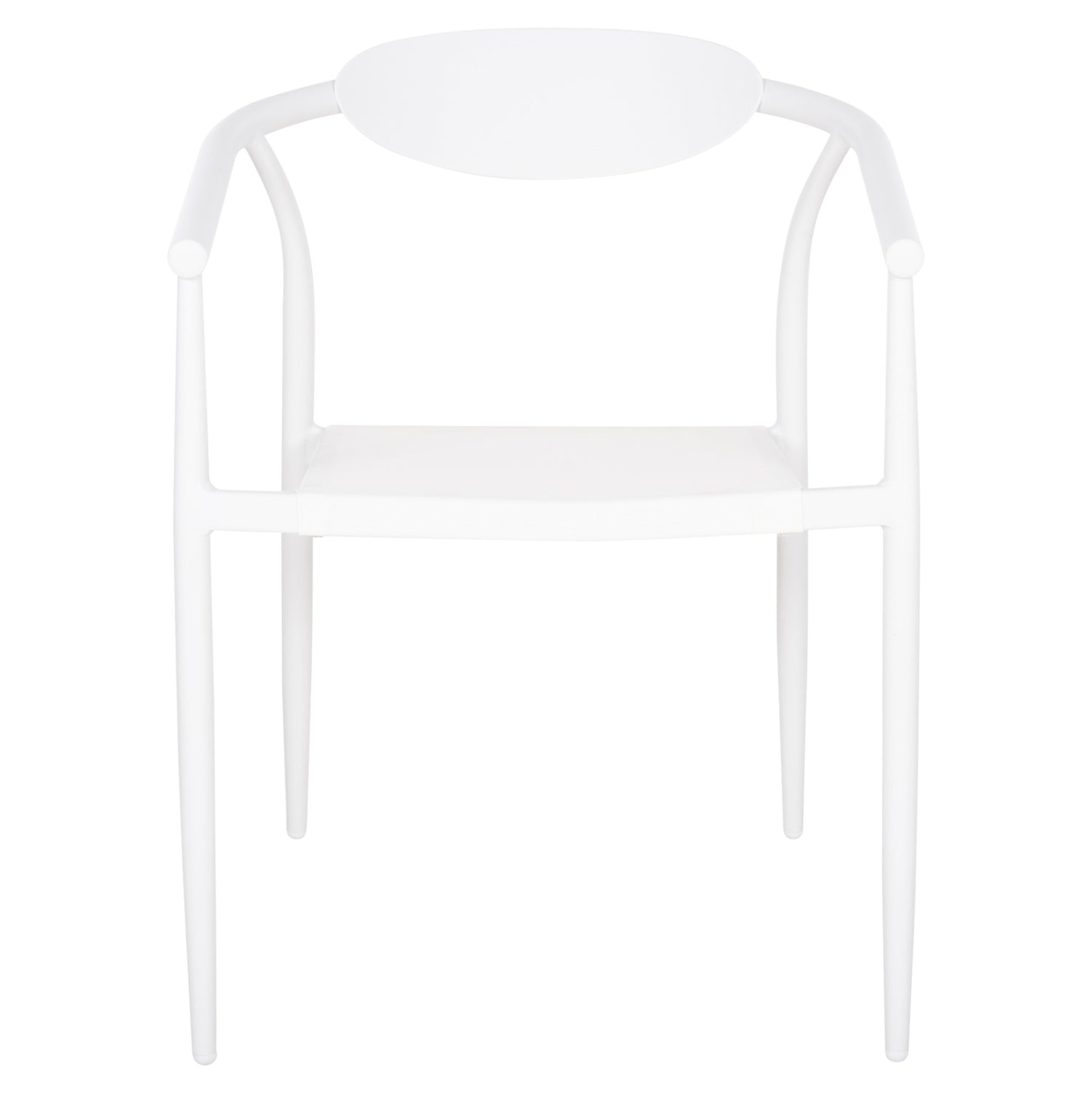 Кресло Шерли бял цвят 56x61x74,5 алуминий