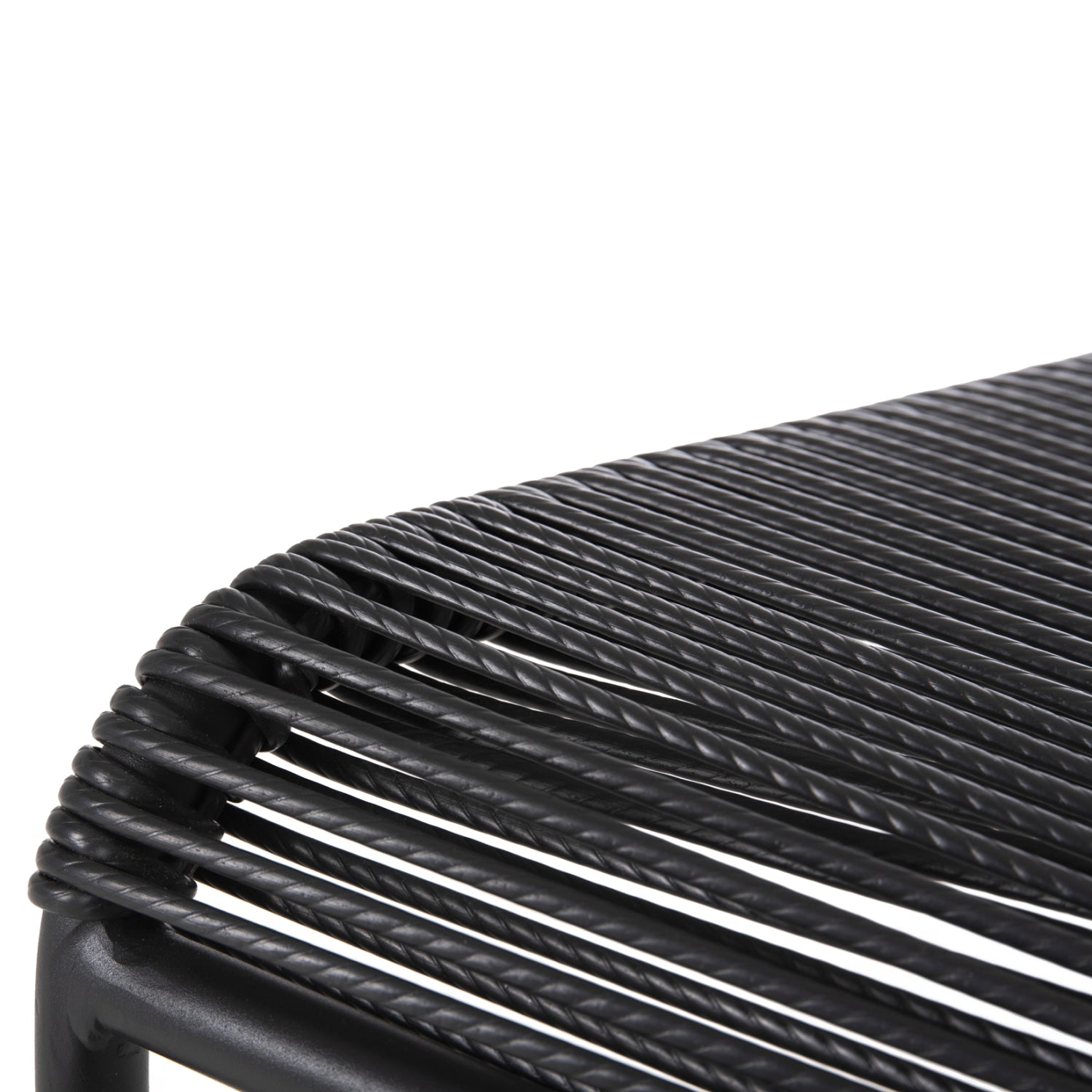 Стол Суки черен цвят 54x62x80