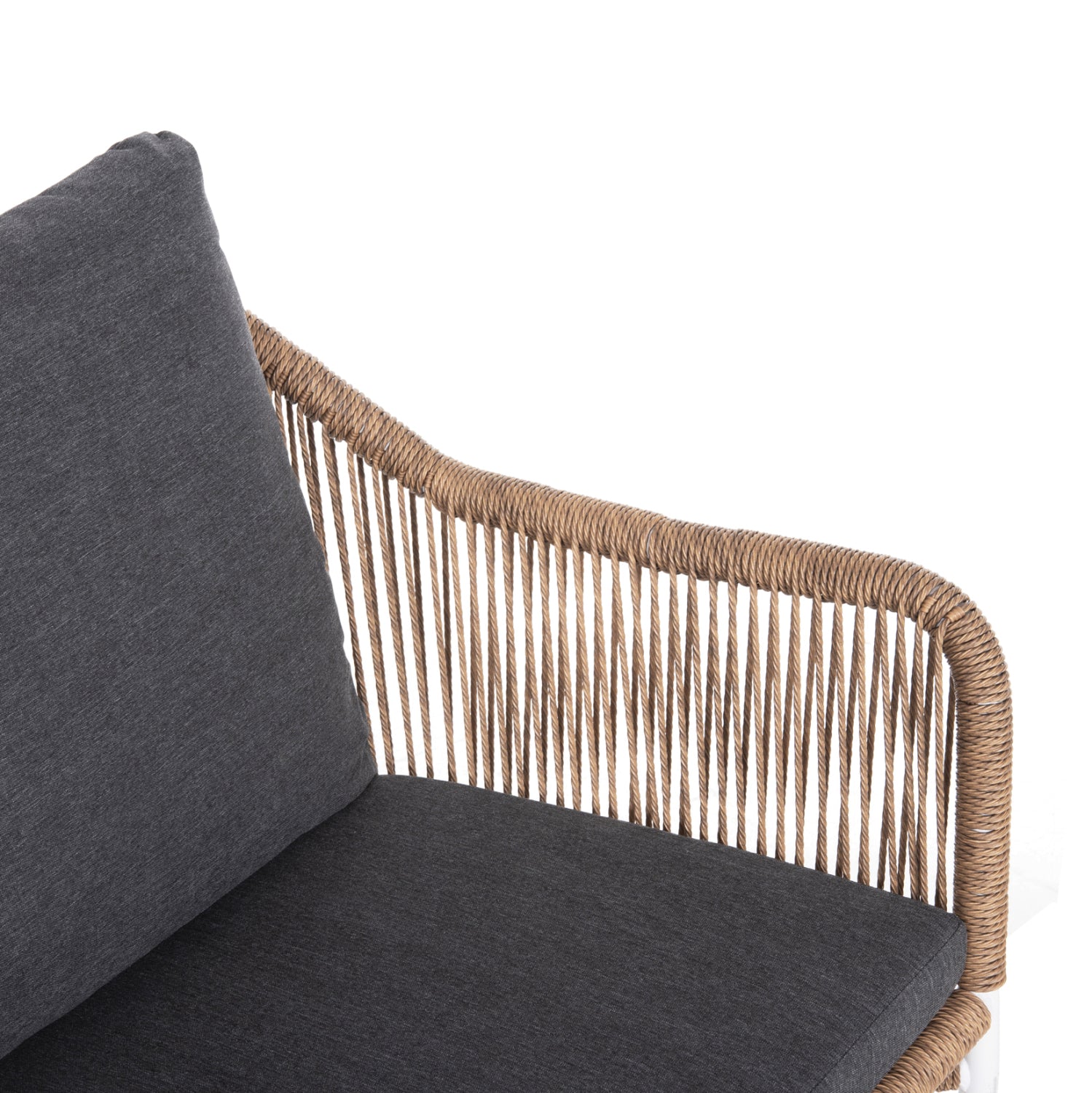 Диван бафинцвят натурал-бял