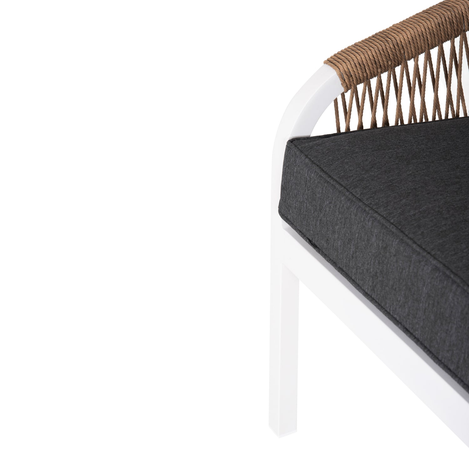 Диван шайцвят натурал-бял