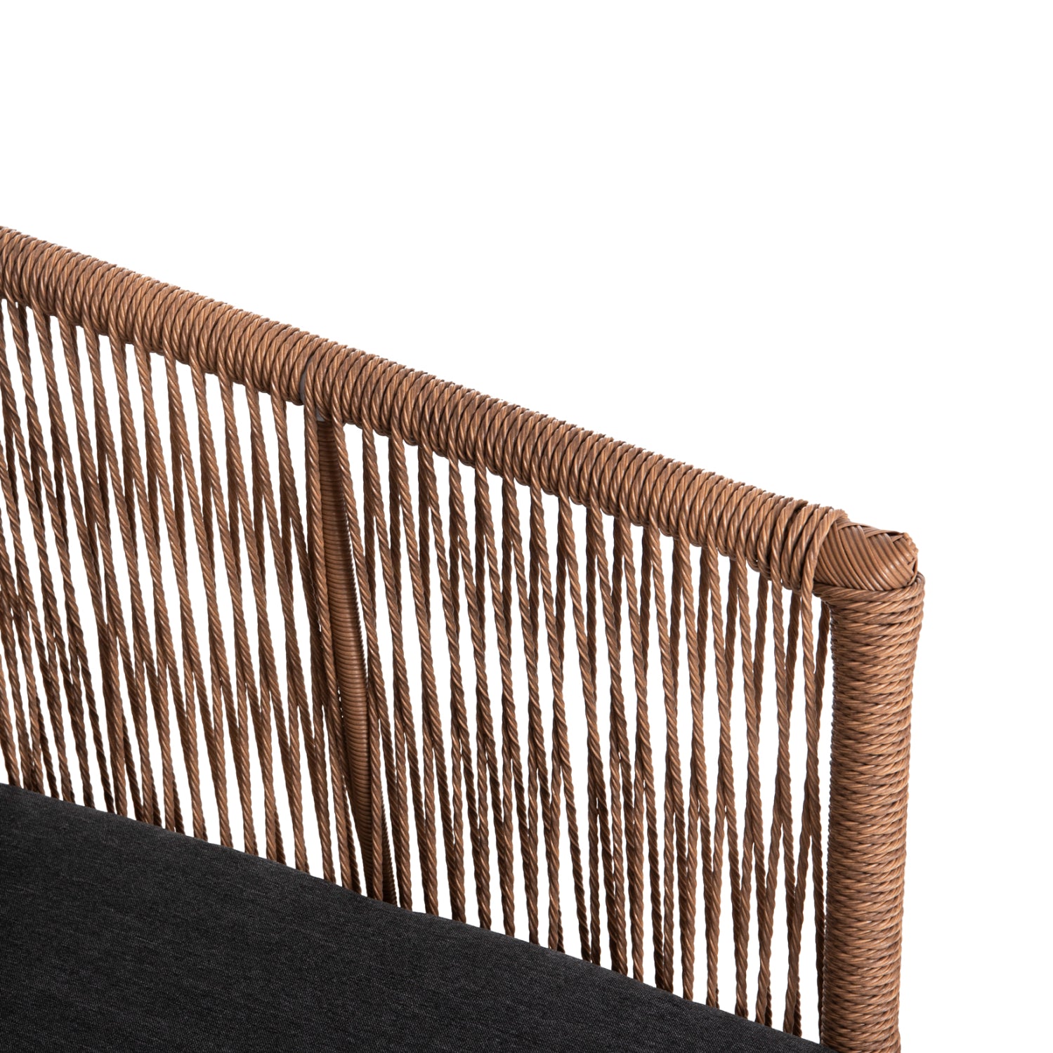 Комплект градински Фрея цвят натурал-бял с маса 90x50x42