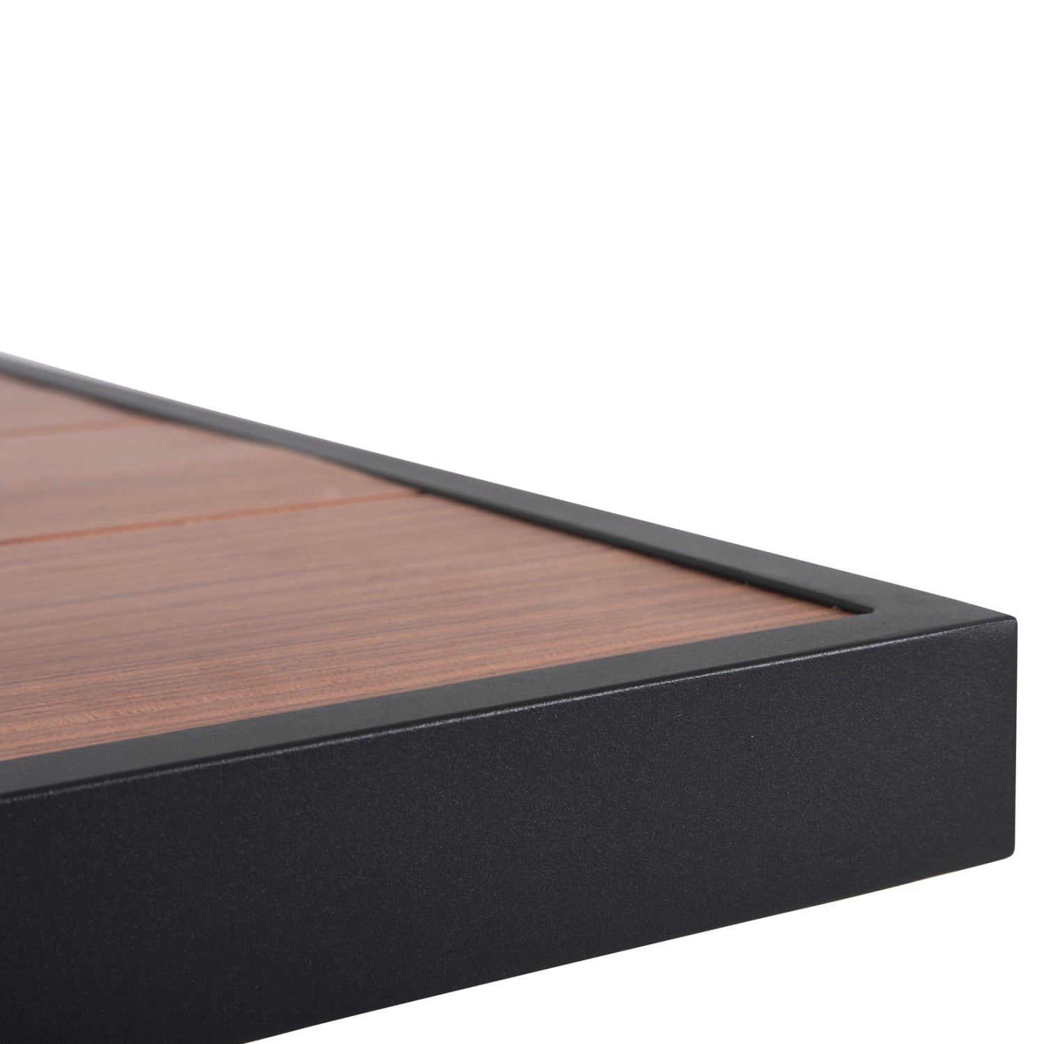 Маса GOBAR 240х105 алуминиева -цвят антрацит-натурал