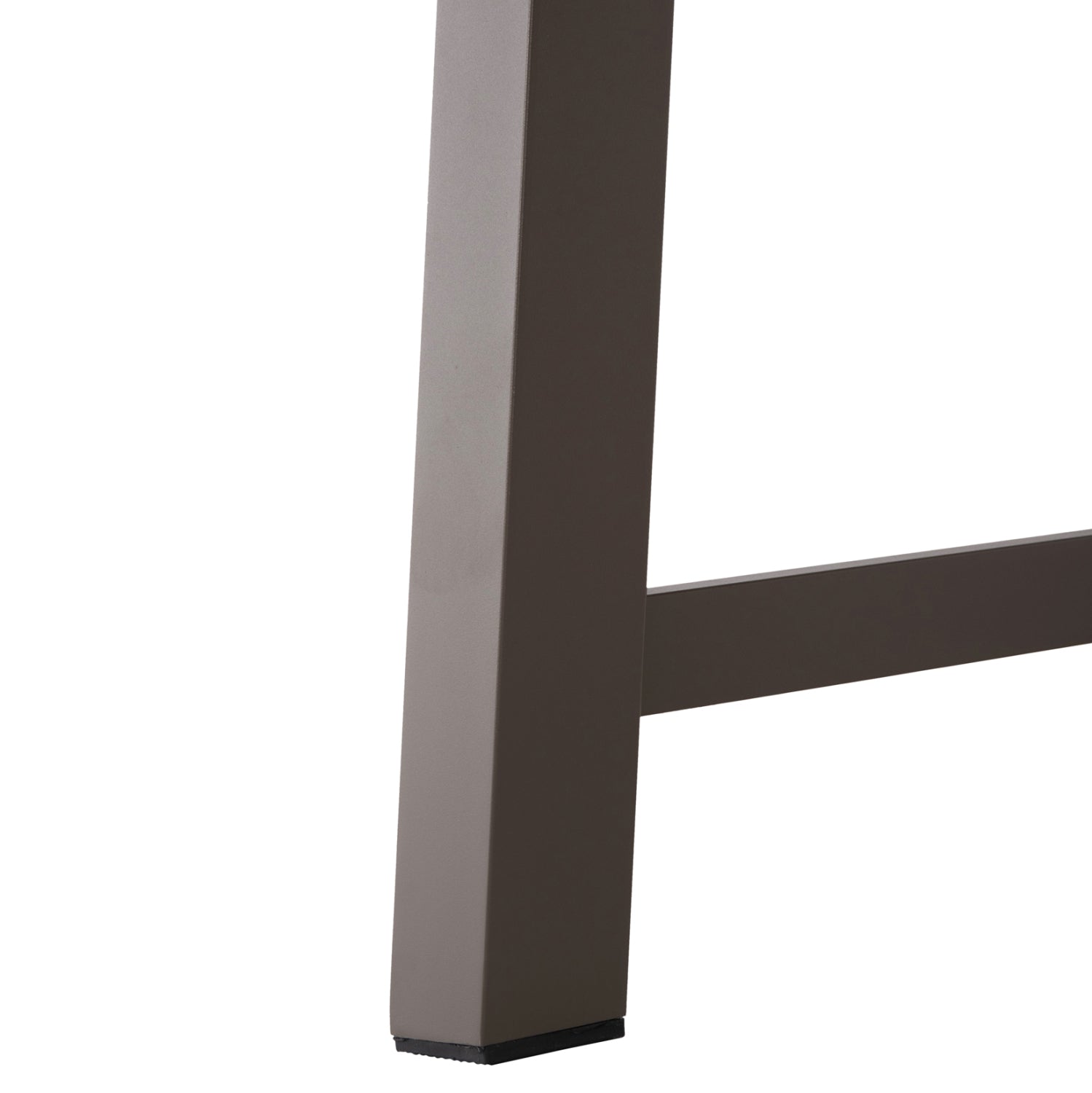 Маса GOBAR240х105 алуминиева-цвят шампанско-натурал