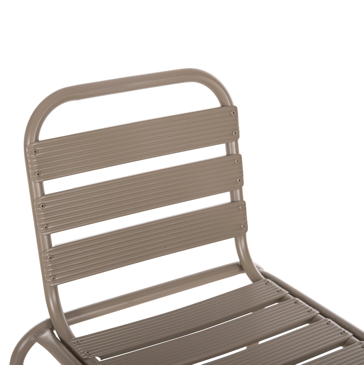 Бар стол LAURA средна височина цвят шампанско 58,5x58x104