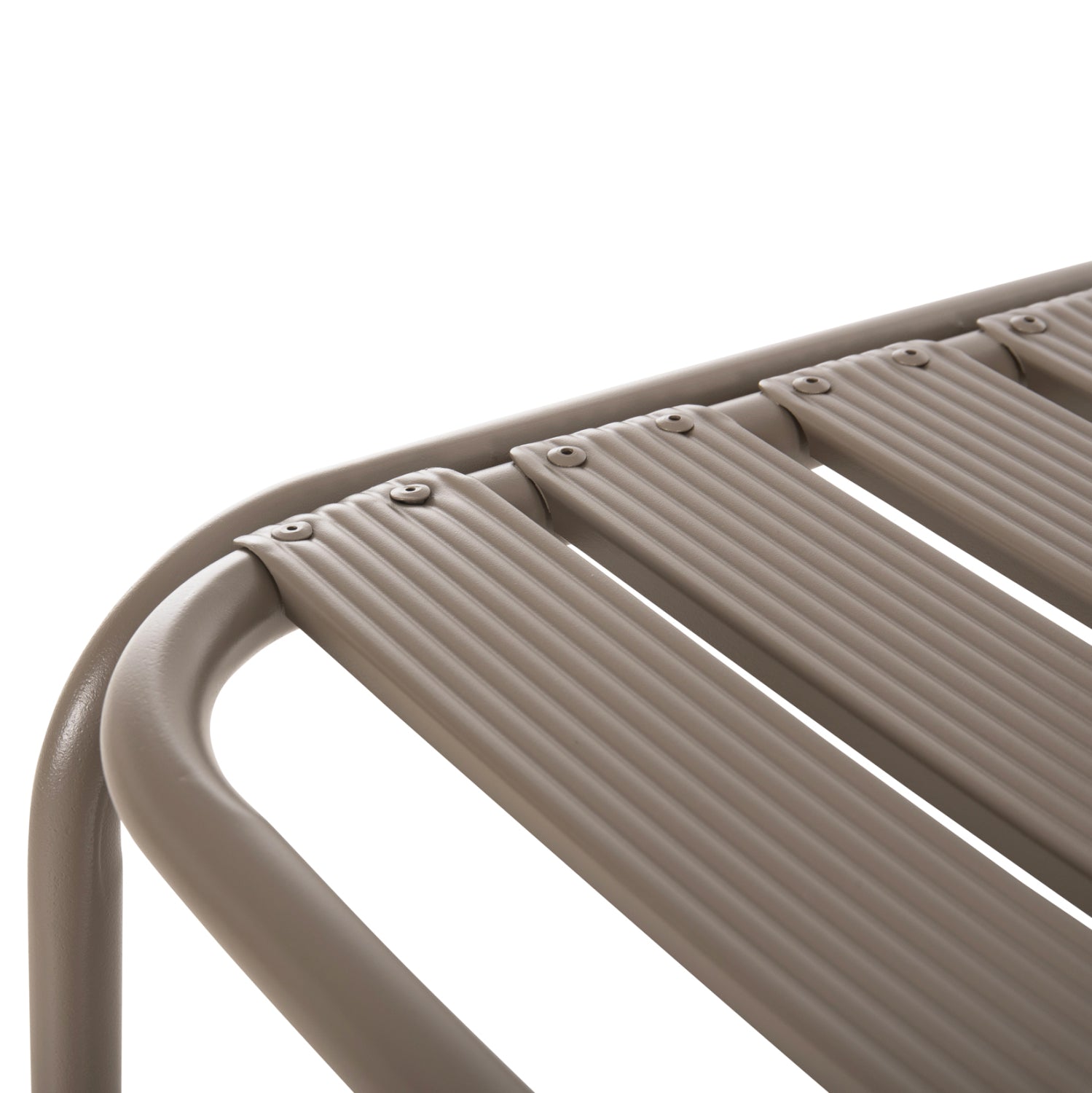 Бар стол LAURA средна височина цвят шампанско 58,5x58x104