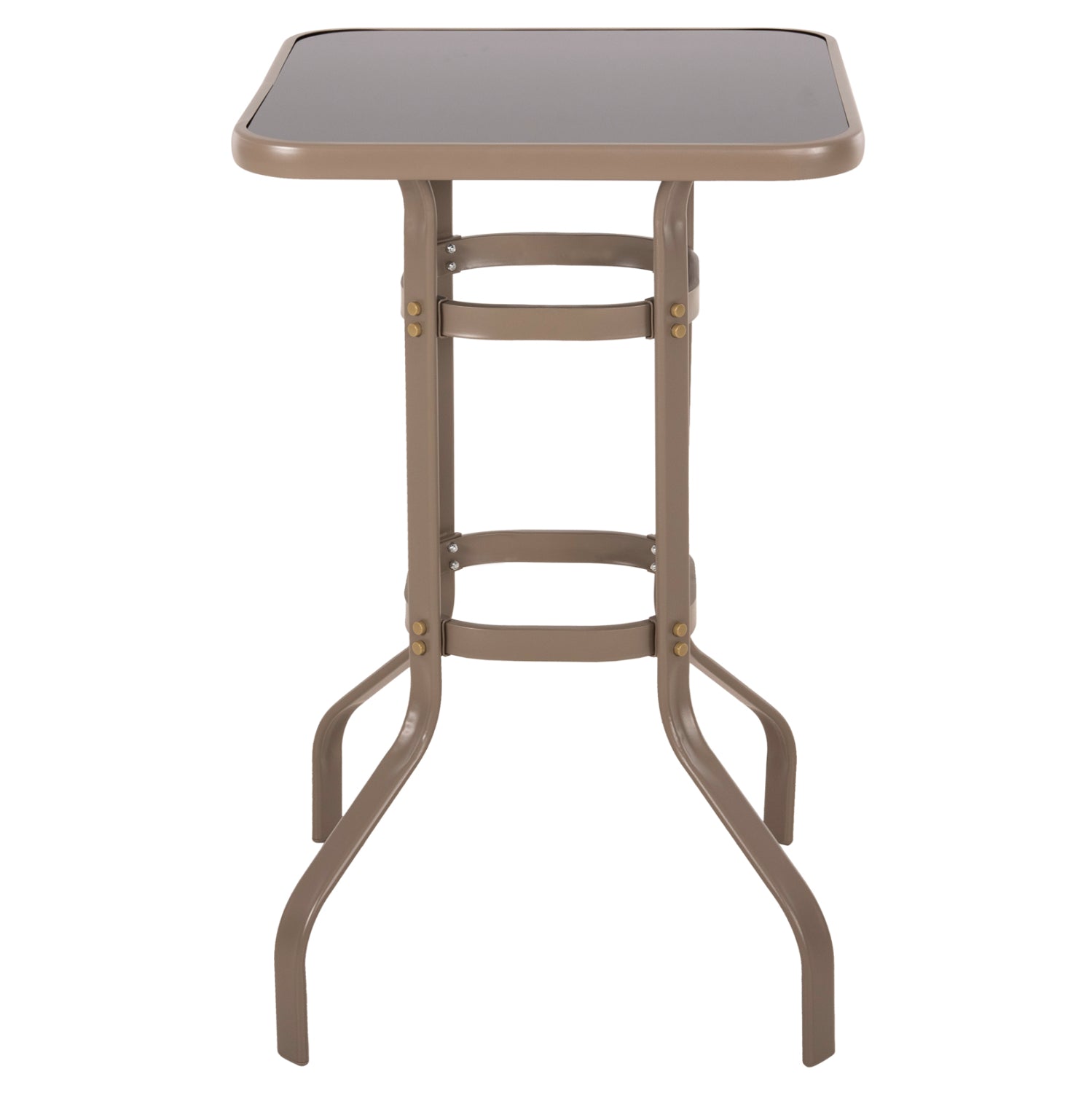 Бар маса FIGGY  цвят шампанско 60x60x100см