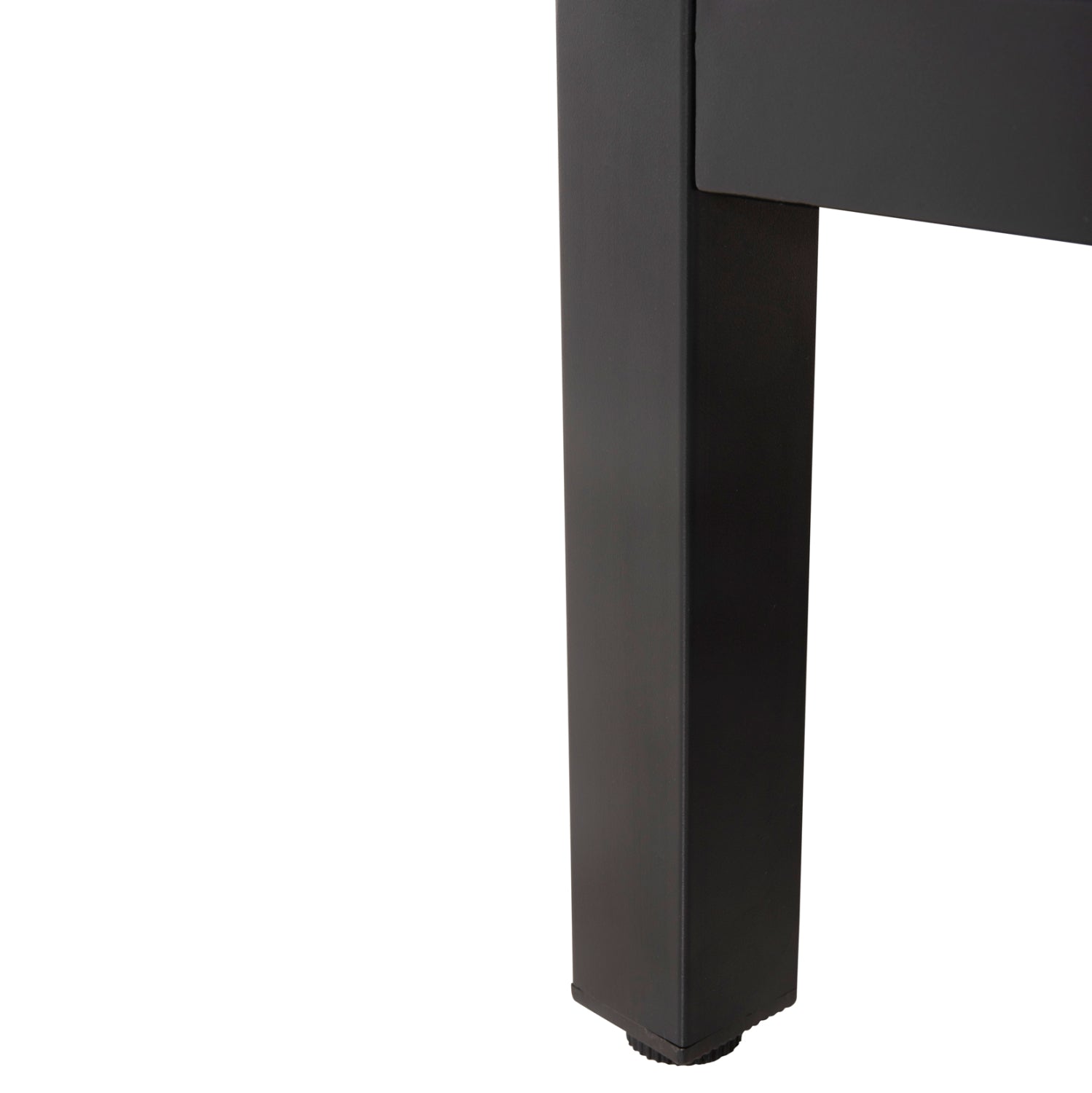 Комплект градински Декс алуминий цвят антрацит-кафяв/черен с 2 дивана 164x74x73 и маса 63,5x63,5x32,5