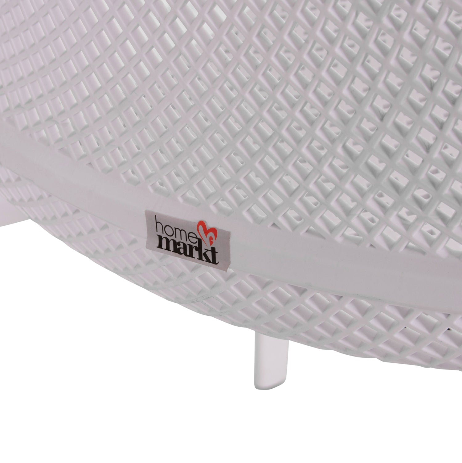 Градински стол Сара полипропилен, бял, 59x58x79.5 см