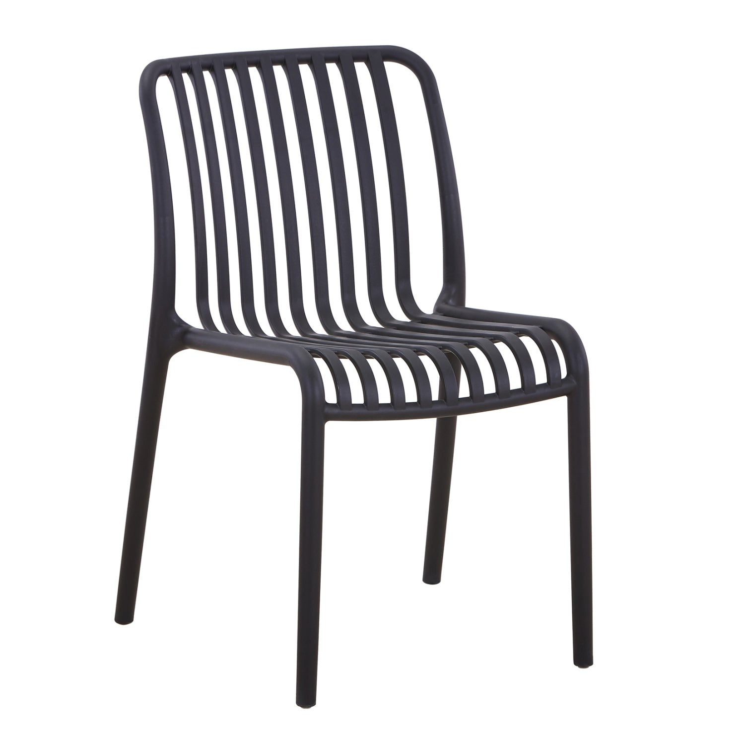 Стол CONVEE черен цвят 48x56x79