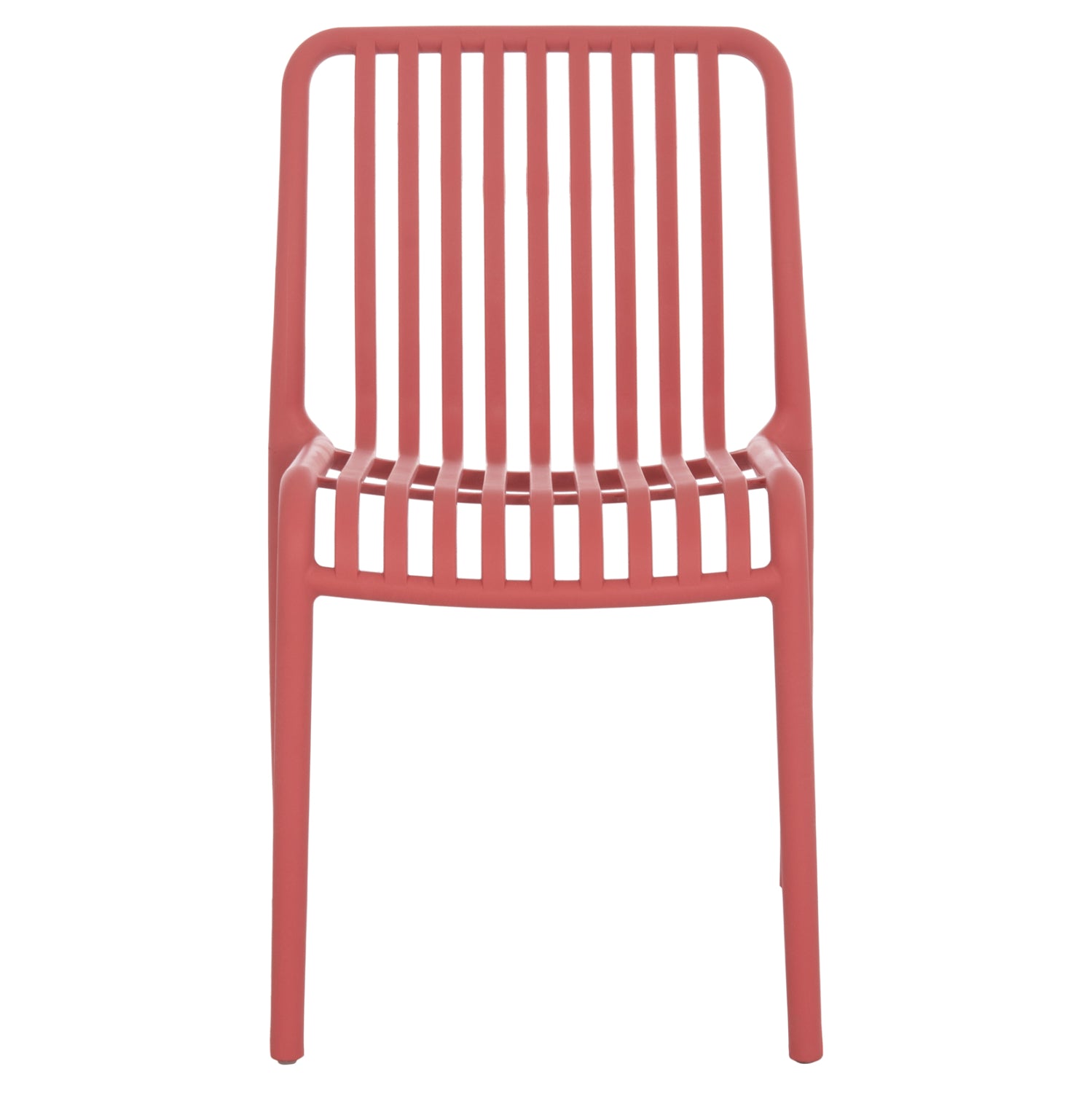 Стол CONVEE червен цвят 48x56x79