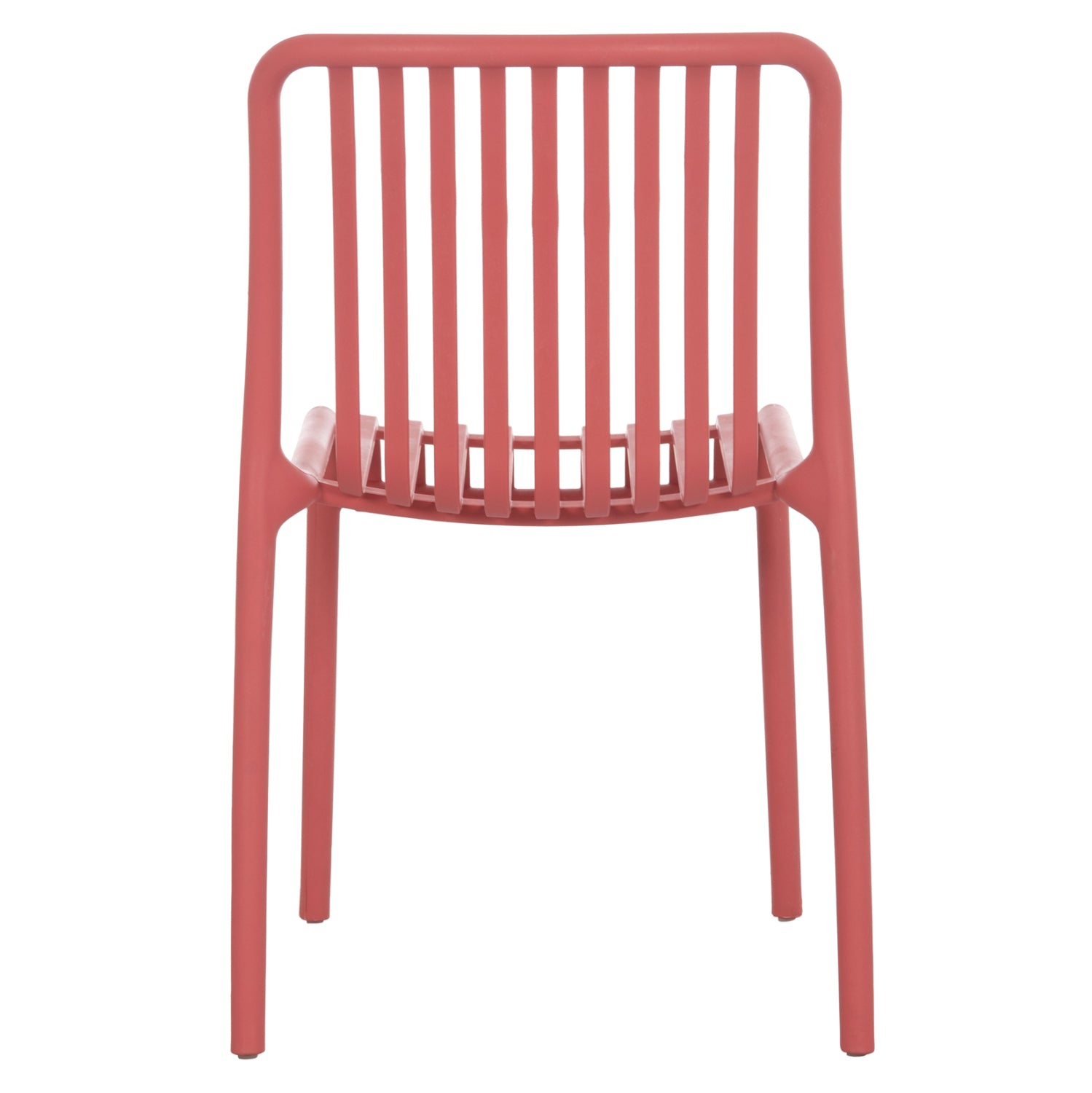 Стол CONVEE червен цвят 48x56x79