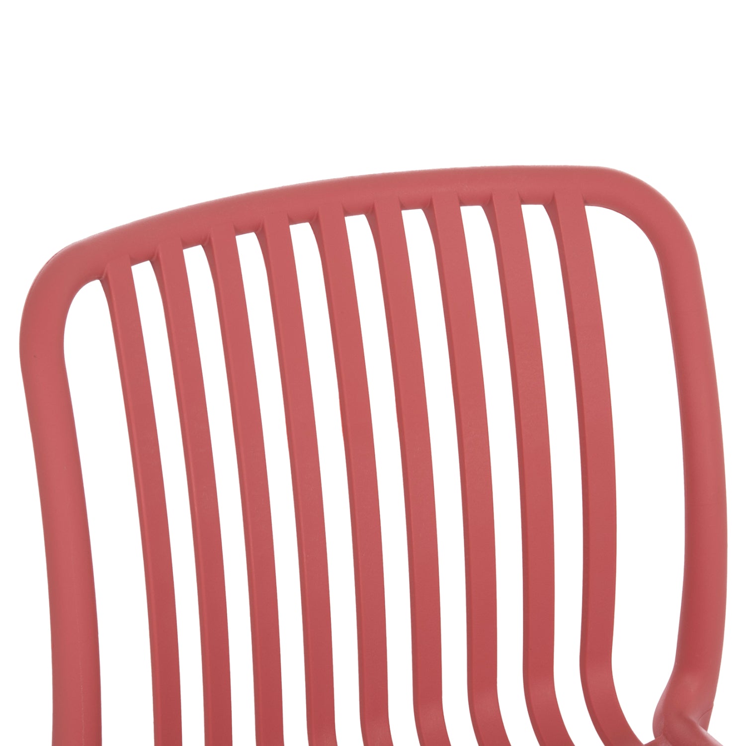 Стол CONVEE червен цвят 48x56x79