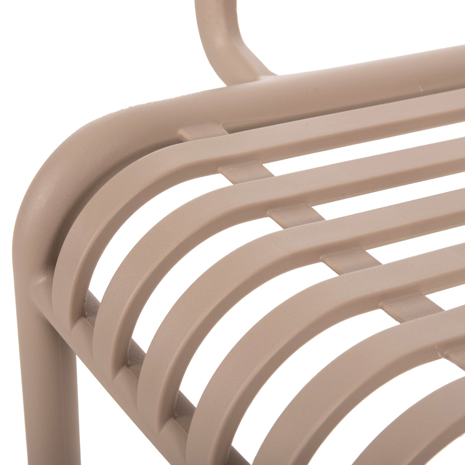 Кресло Конви с подлакътник цвят капучино 55x56x79