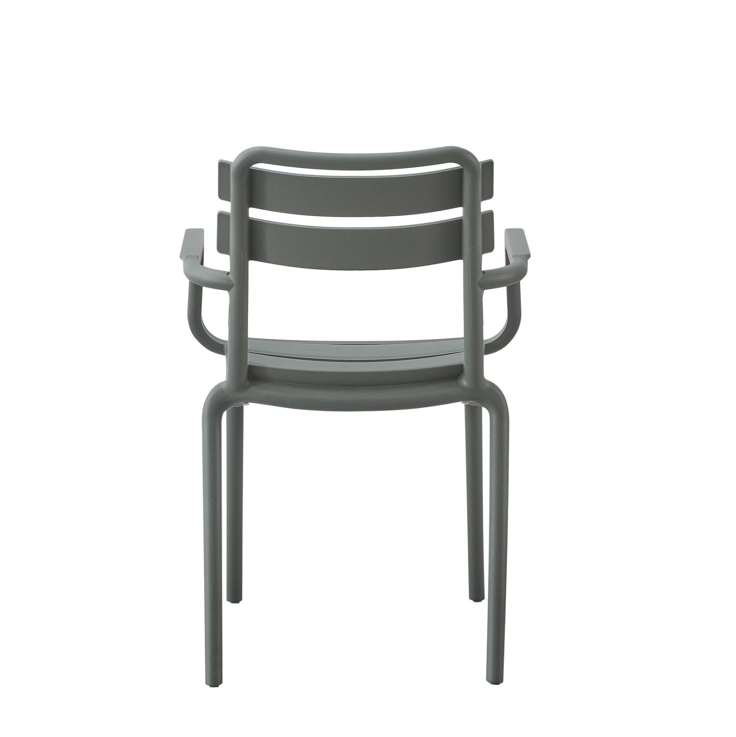 Градински стол PHILLY маслиново зелен полипропилен 58.5x49x83.5см