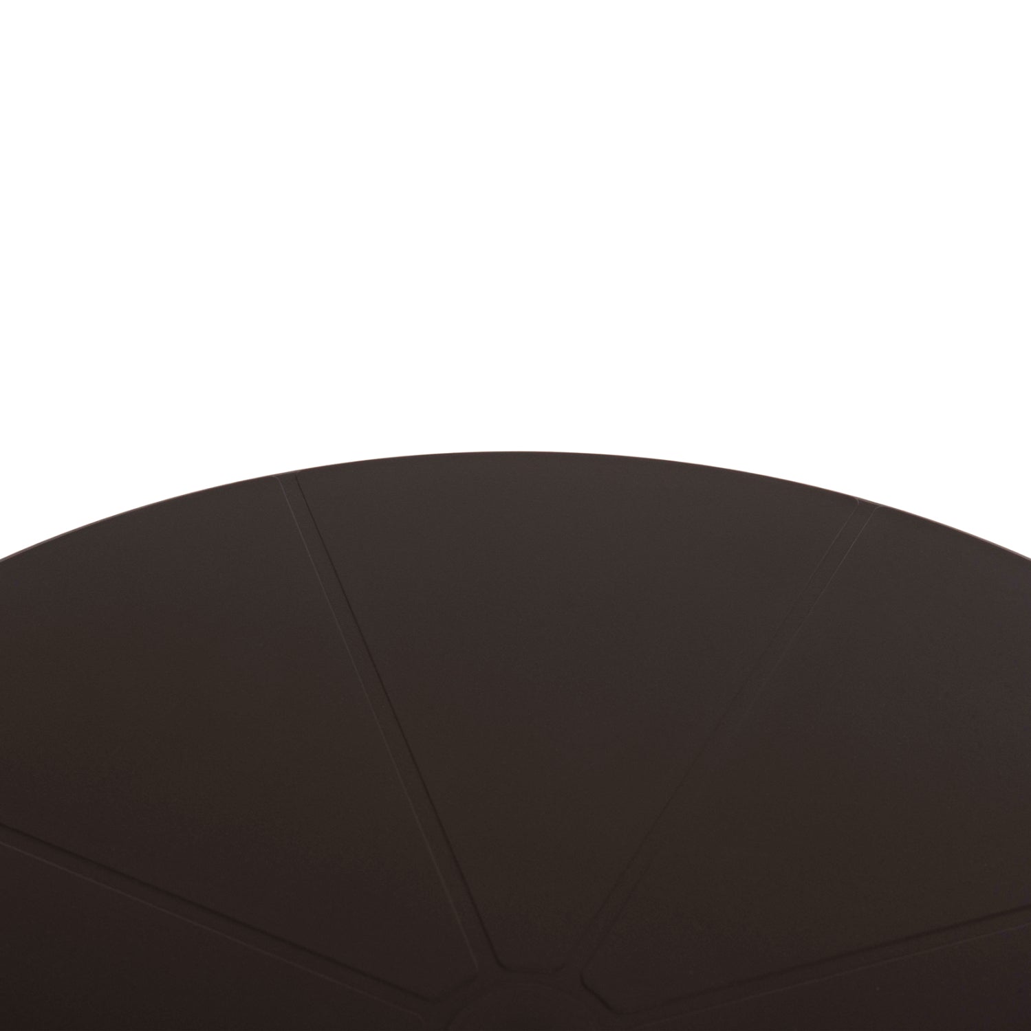 Кръгла полипропиленова маса Terrin  кафява φ60x75hcm