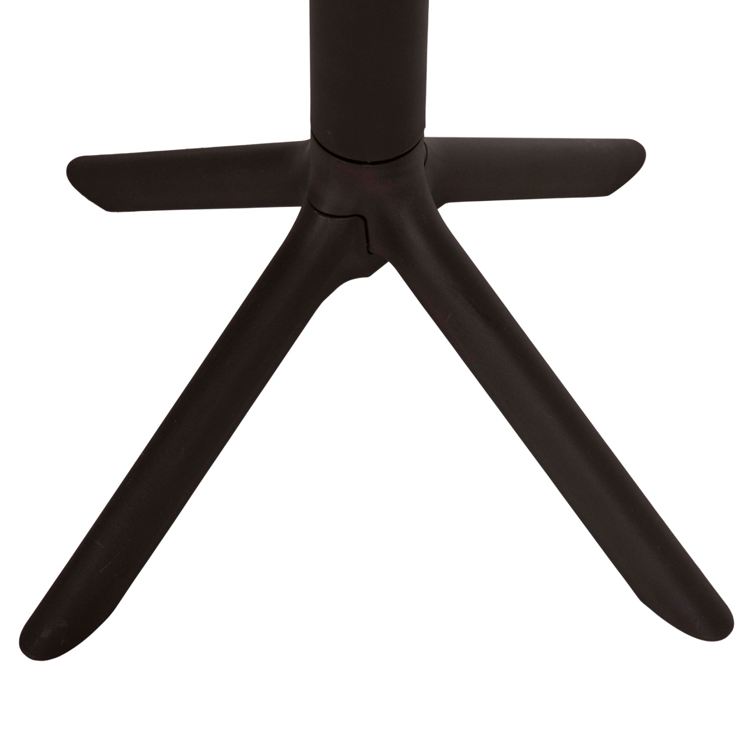 Кръгла полипропиленова маса Terrin  кафява φ60x75hcm