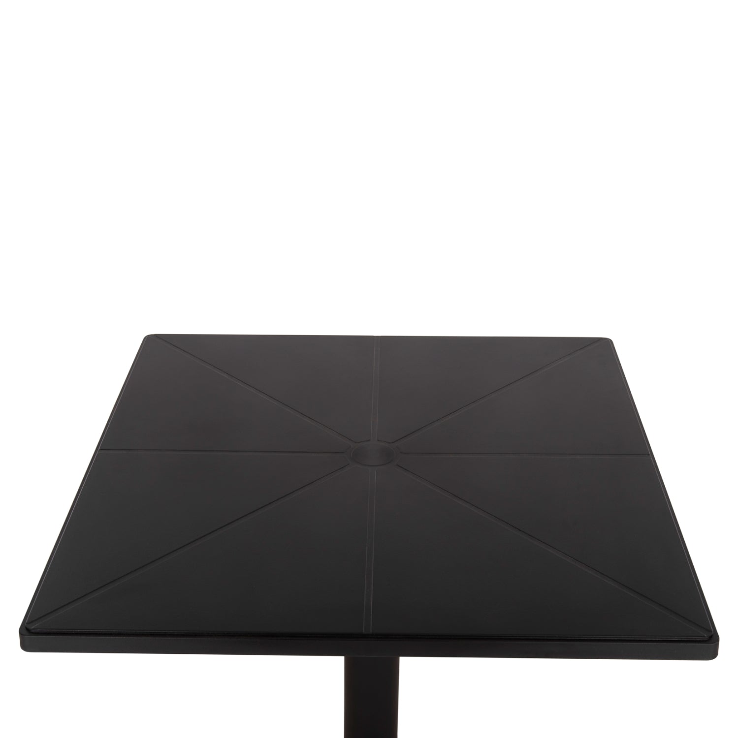 Маса Тери полипропилен -черен цвят 60/60см