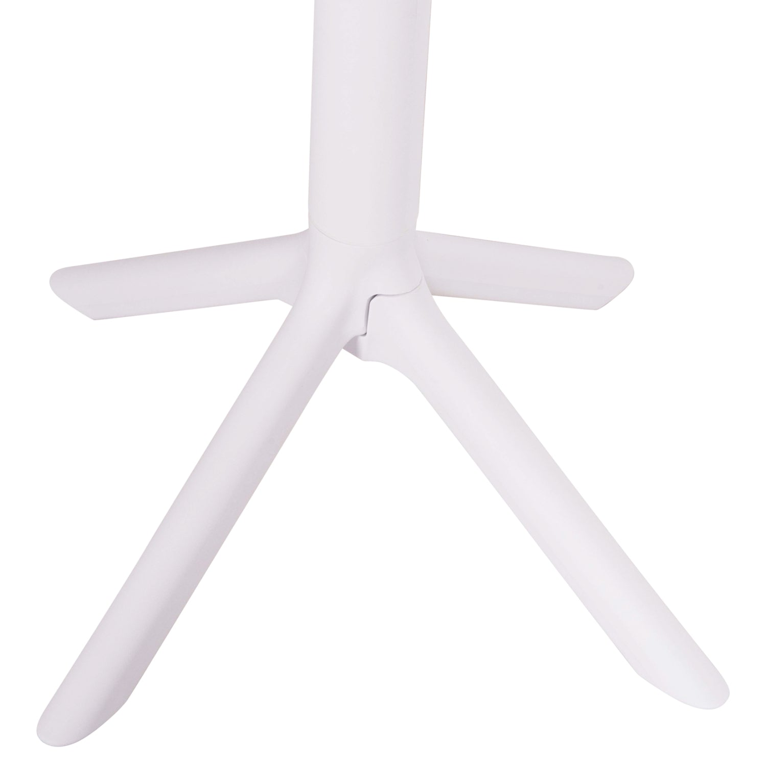 Кръгла бар маса Тerrin полипропилен бял φ60x106hcm