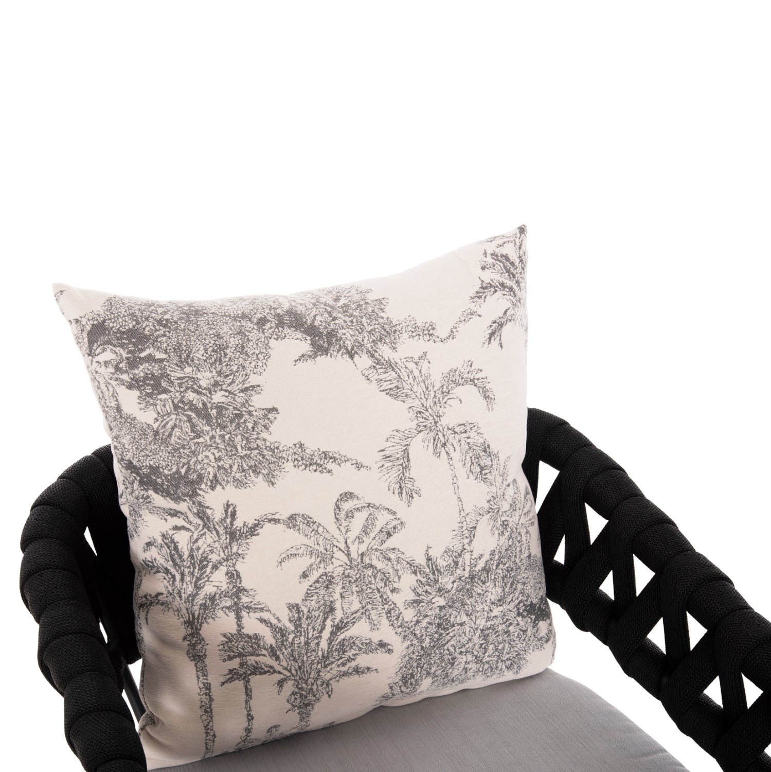 Бар стол CAMDEN цвят черен-екрю 56x60x108