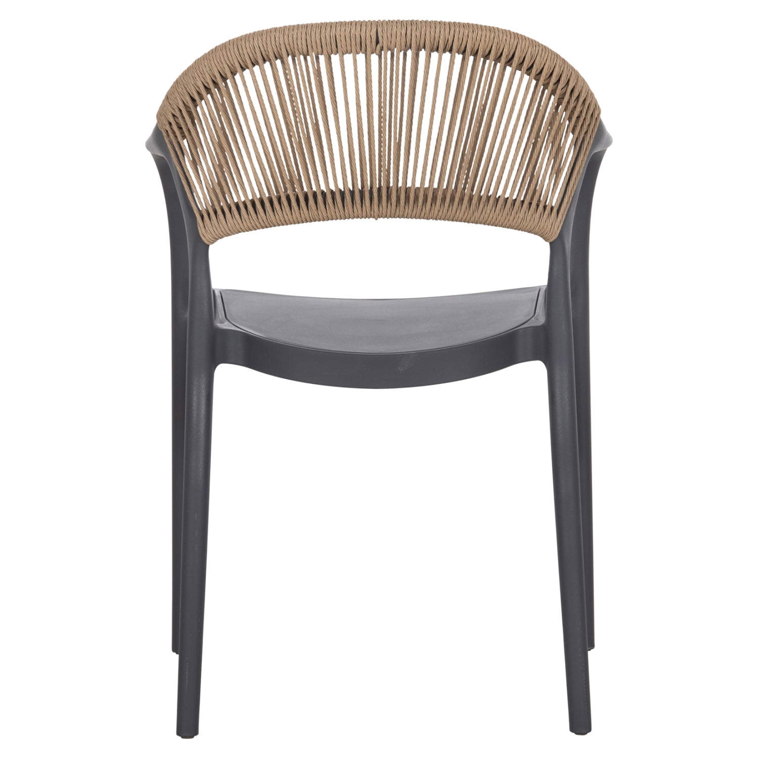 Сив фотогал от eva полипропилен с бежово въже 56.5x53x80см.