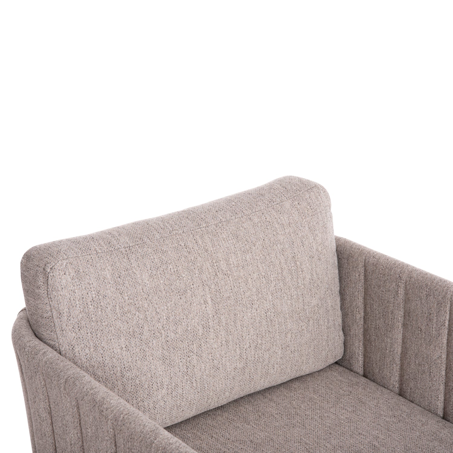 Комплект градински Лари алуминий бежов цвят с маса 125x65x40,5