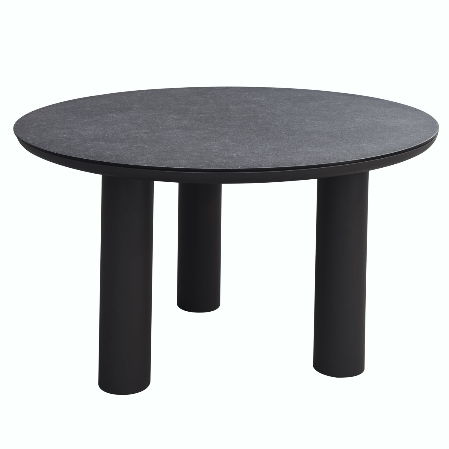 Маса DOSUN ф120 алуминиева -тъмно сив цвят