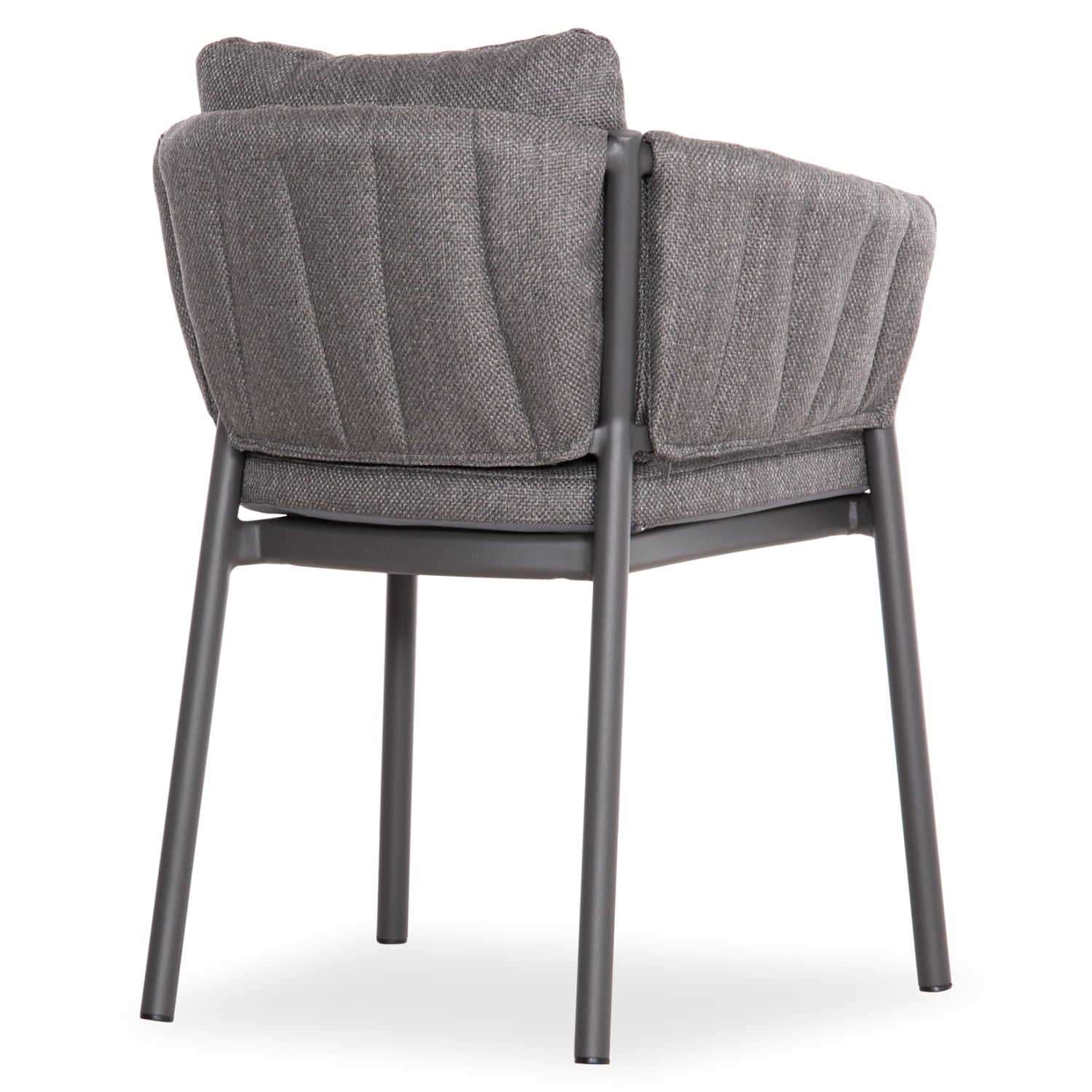 Кресло  SHANKS тъмно сив цвят алуминий 62x60x75-80см