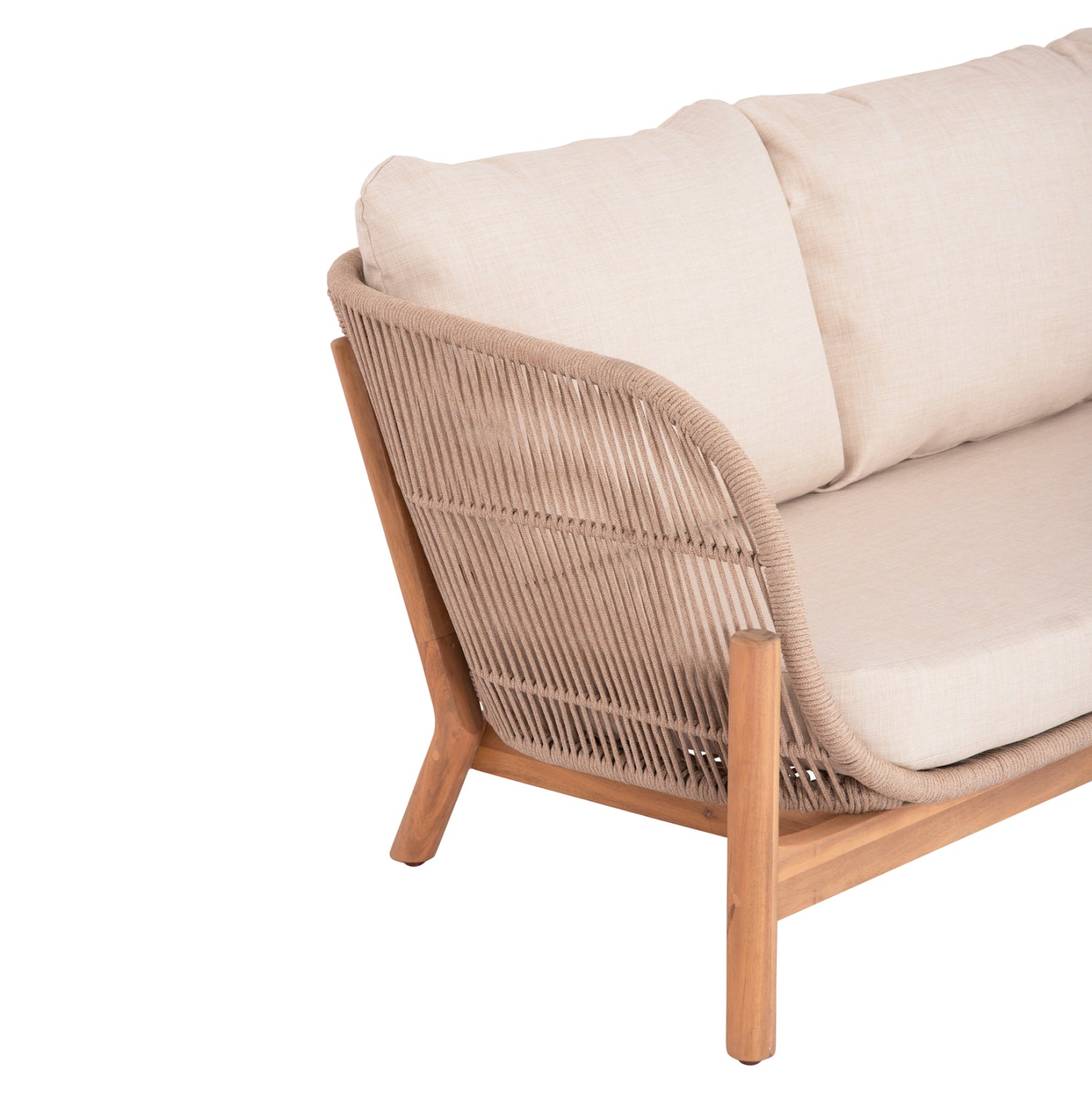 Комплект Санджи акация/алуминий -натурал