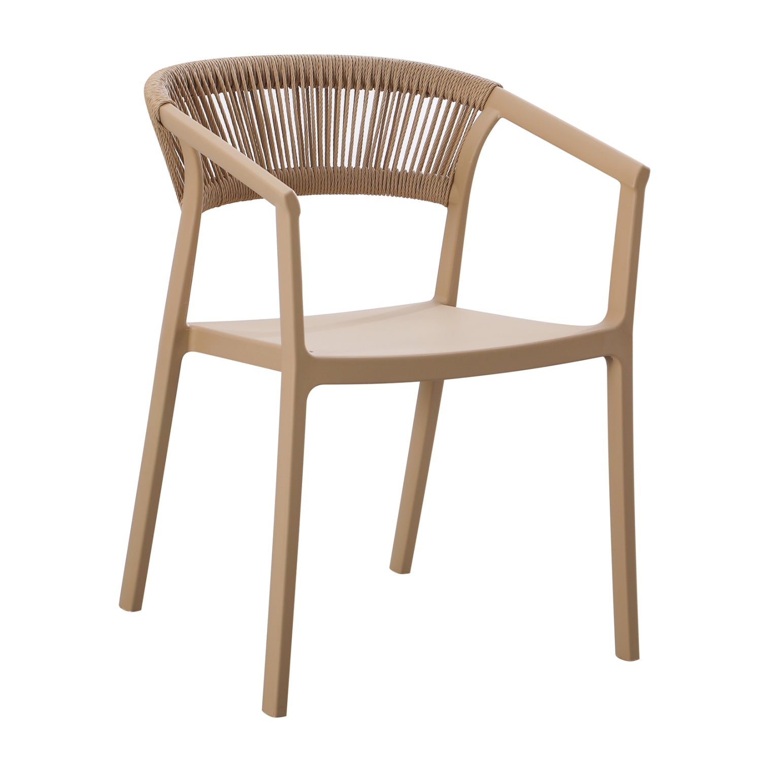 Градински стол BOGI цвят капучино 55х53,5х74см