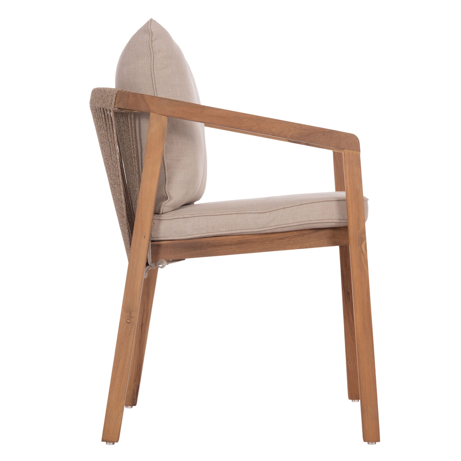 Стол CONTREL цвят натурал-бежов 61x58x75см